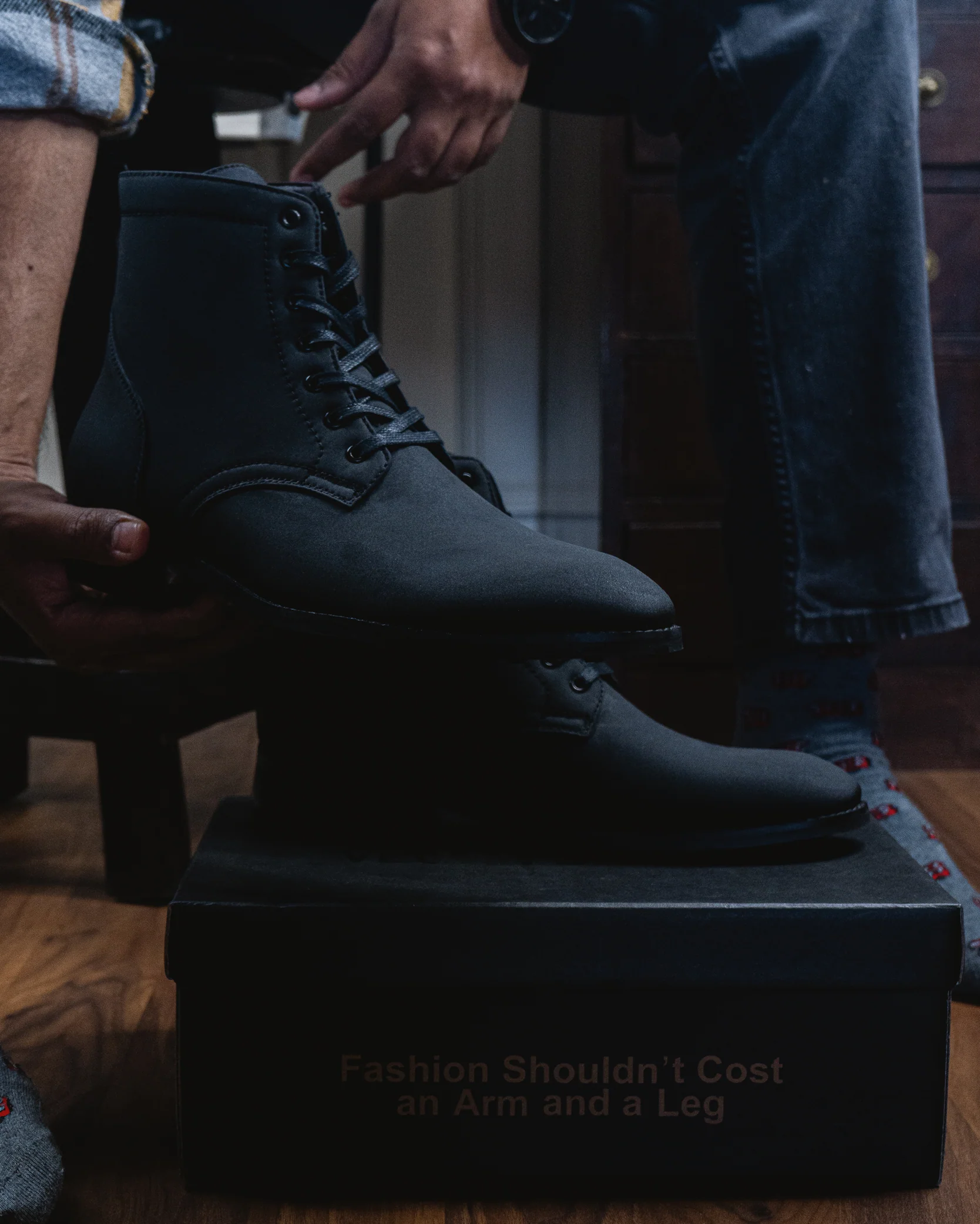 Ambassador Black Matte Boots - Image 3