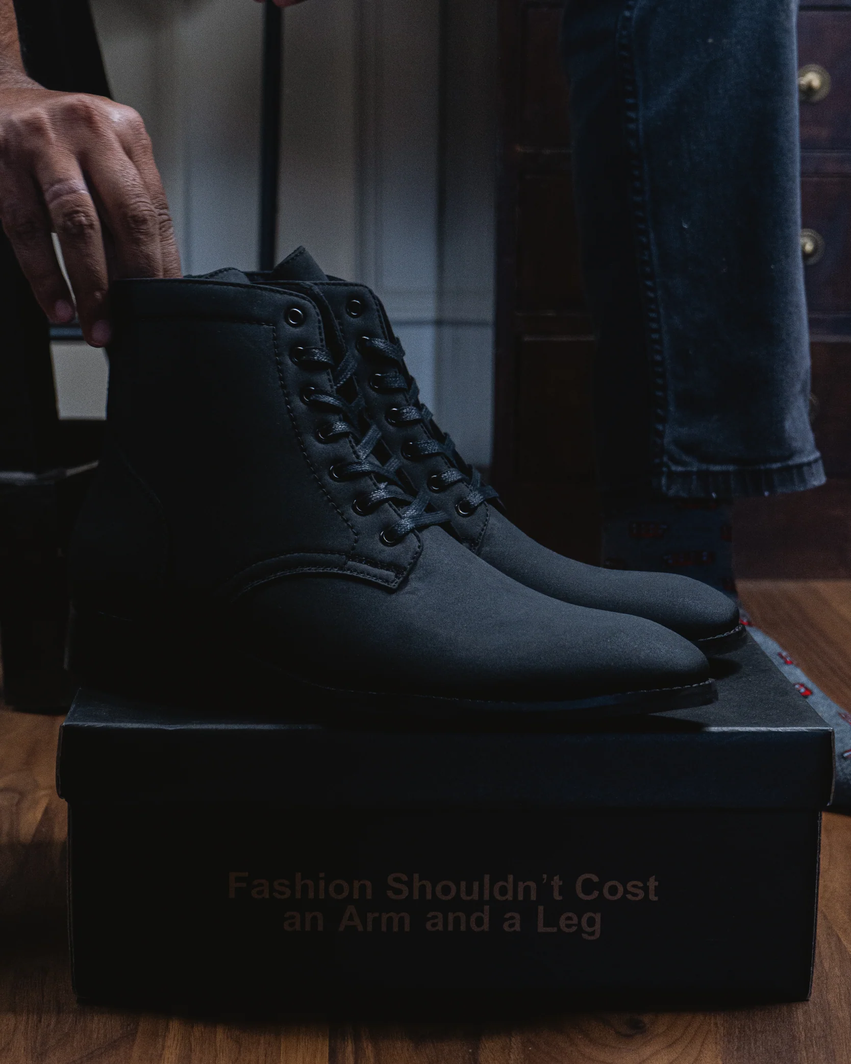 Ambassador Black Matte Boots - Image 4
