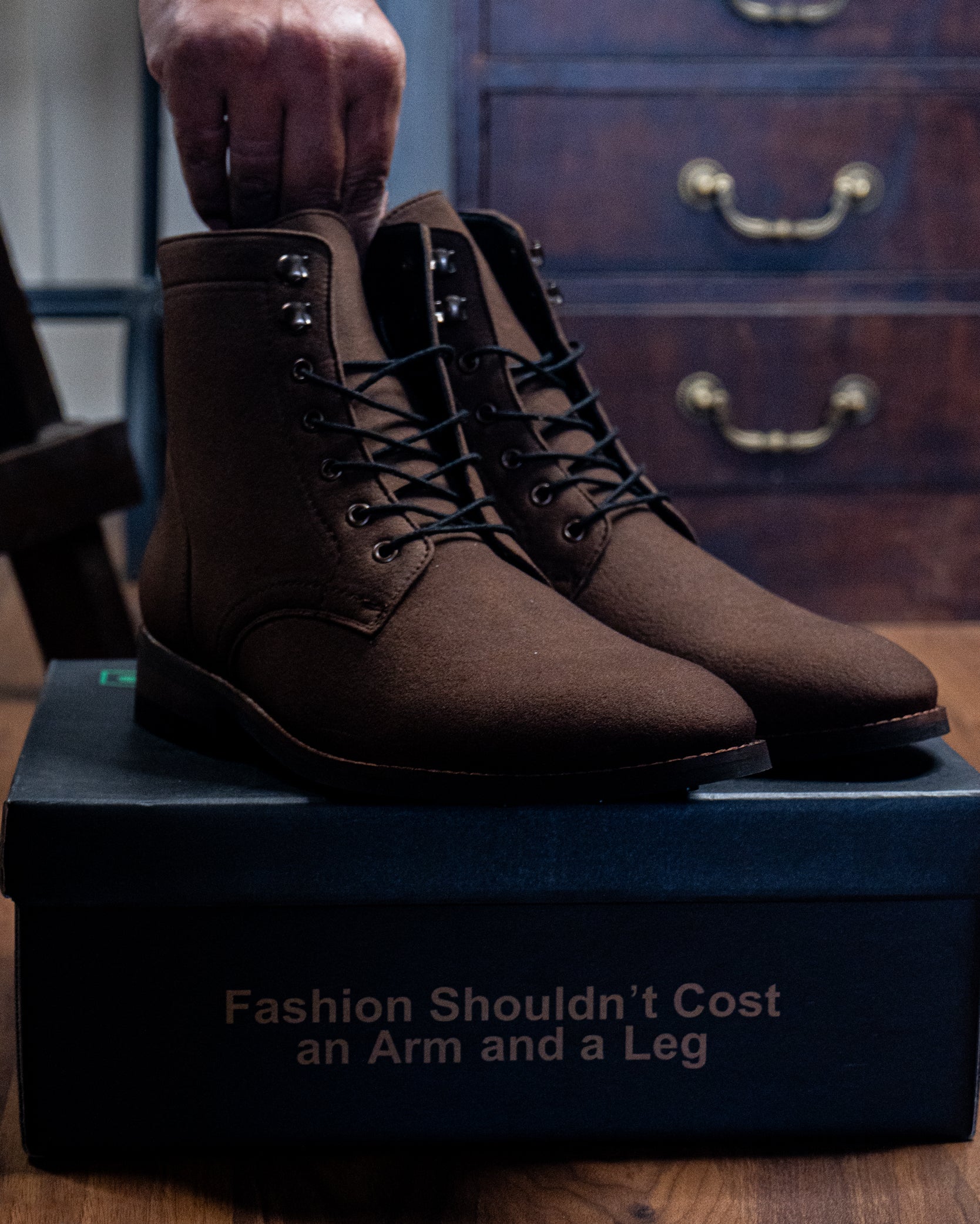 Ambassador Brown Suede Boots - Image 4
