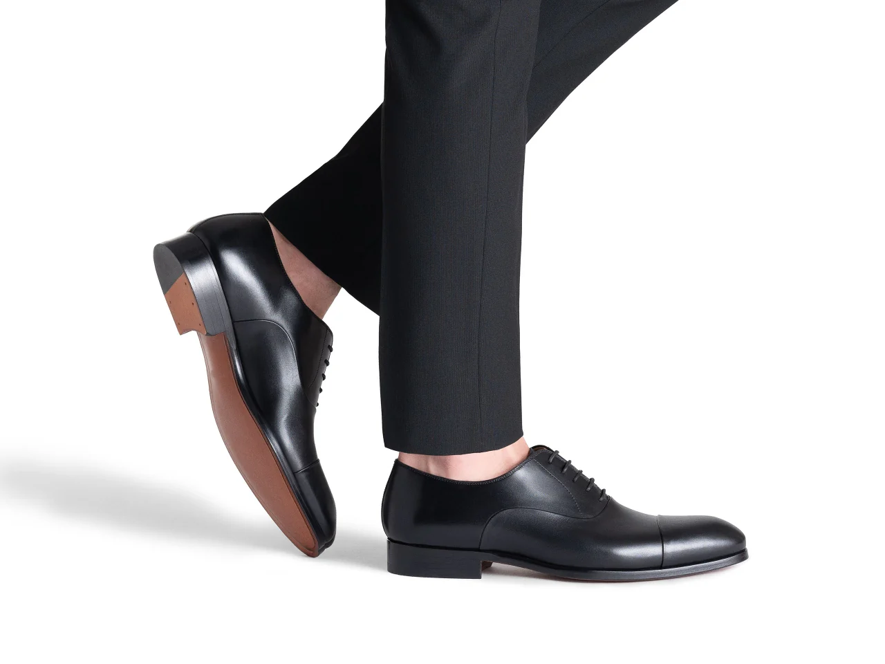 Besro Black Oxford Shoes - Image 5