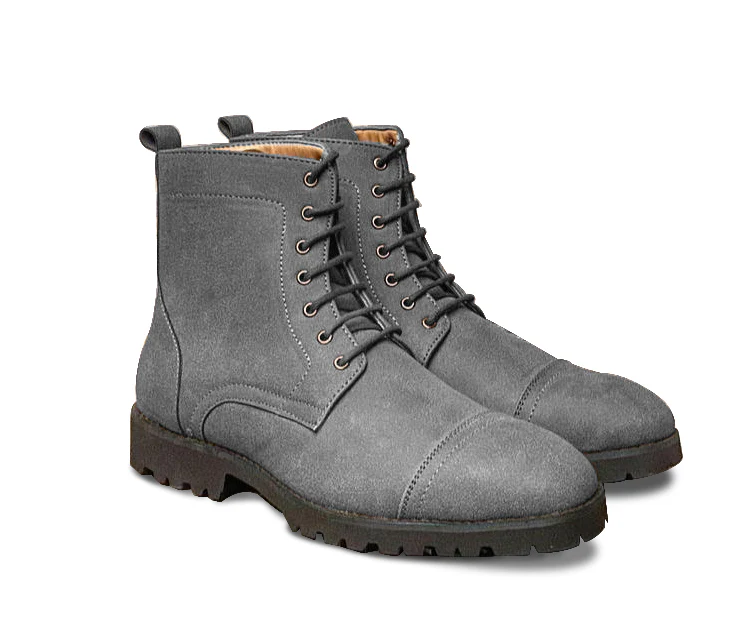 High Ankle Commando Boots - Image 3