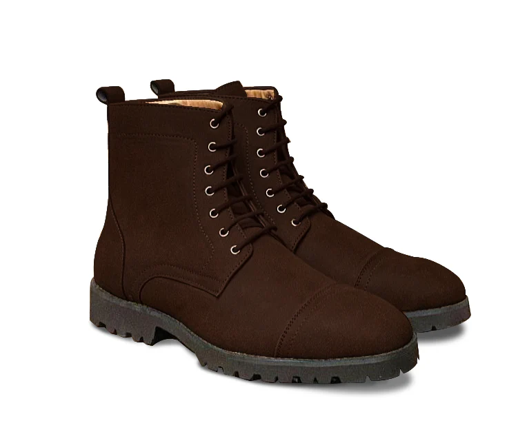 High Ankle Commando Boots - Image 4