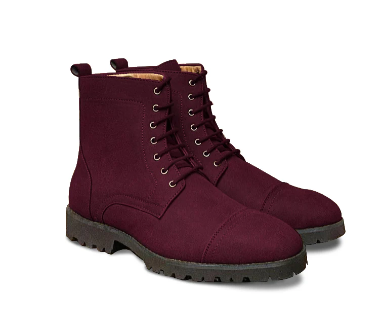 High Ankle Commando Boots - Image 5