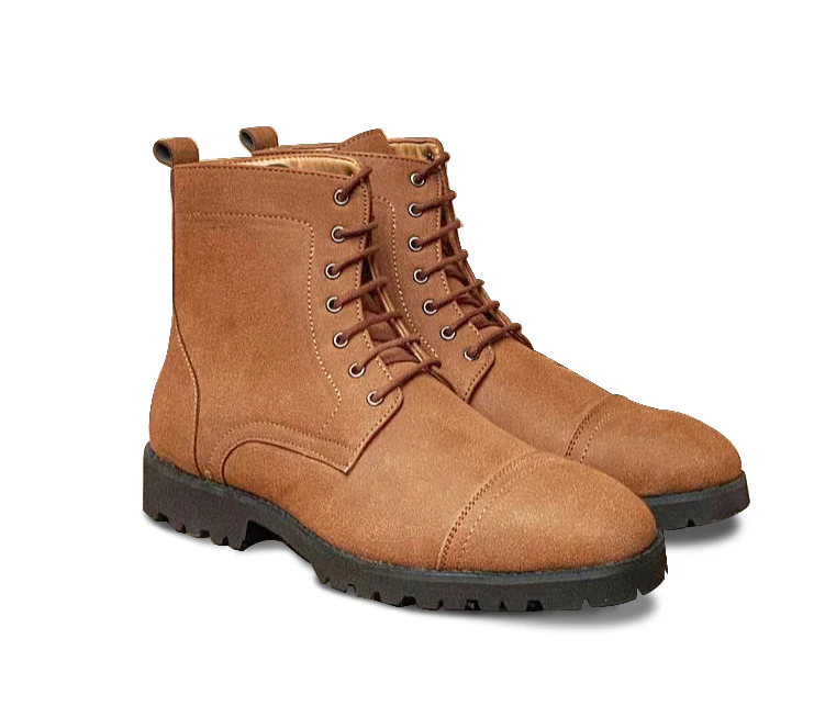 High Ankle Commando Boots - Image 6