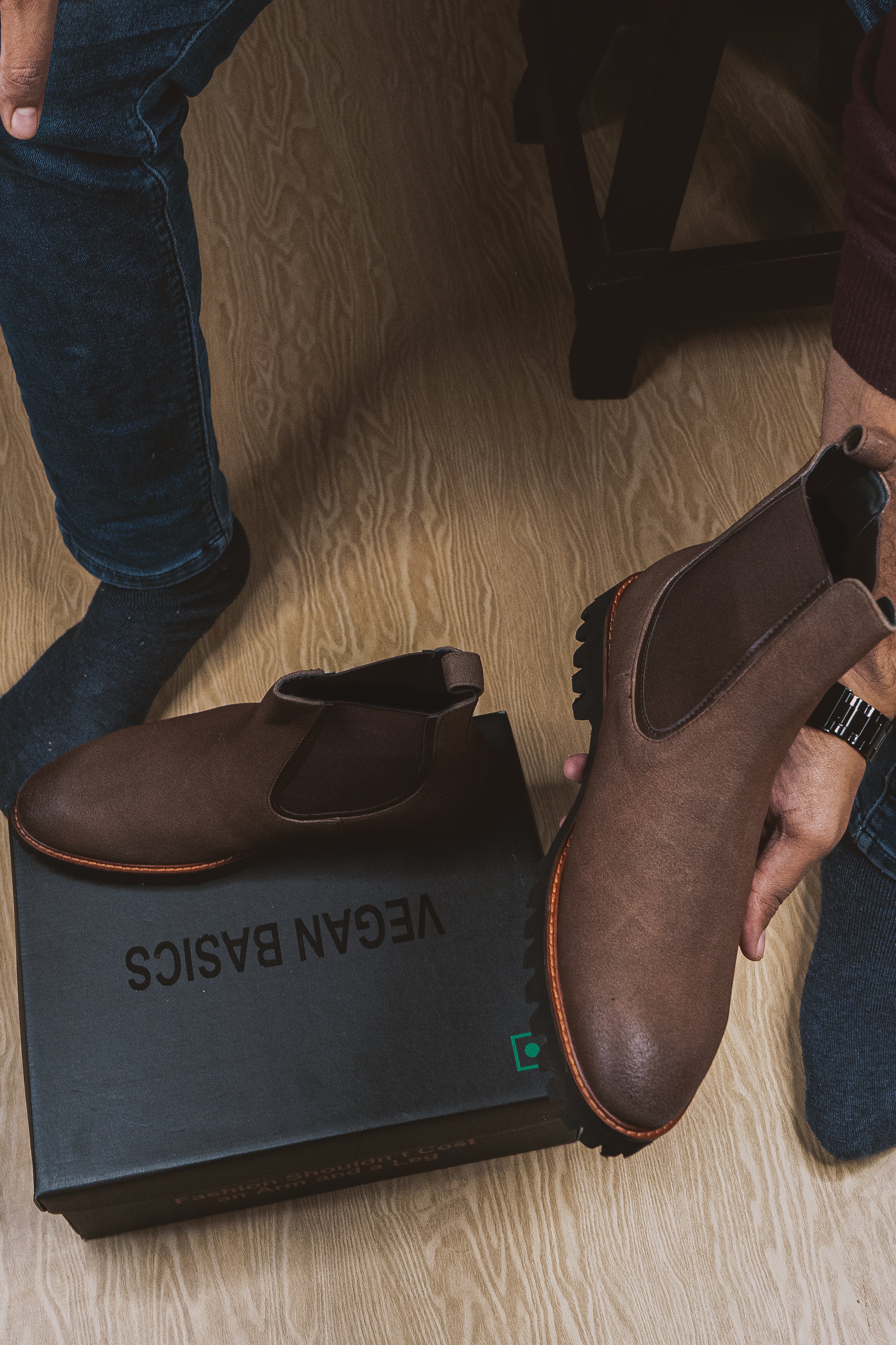 Brigadier Dark Brown Boots - Image 3