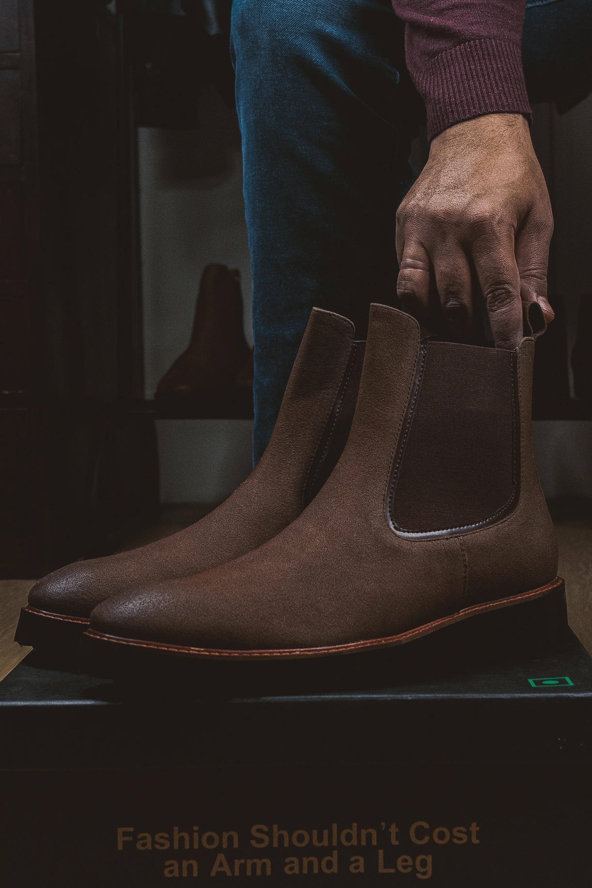Brigadier Dark Brown Boots - Image 4