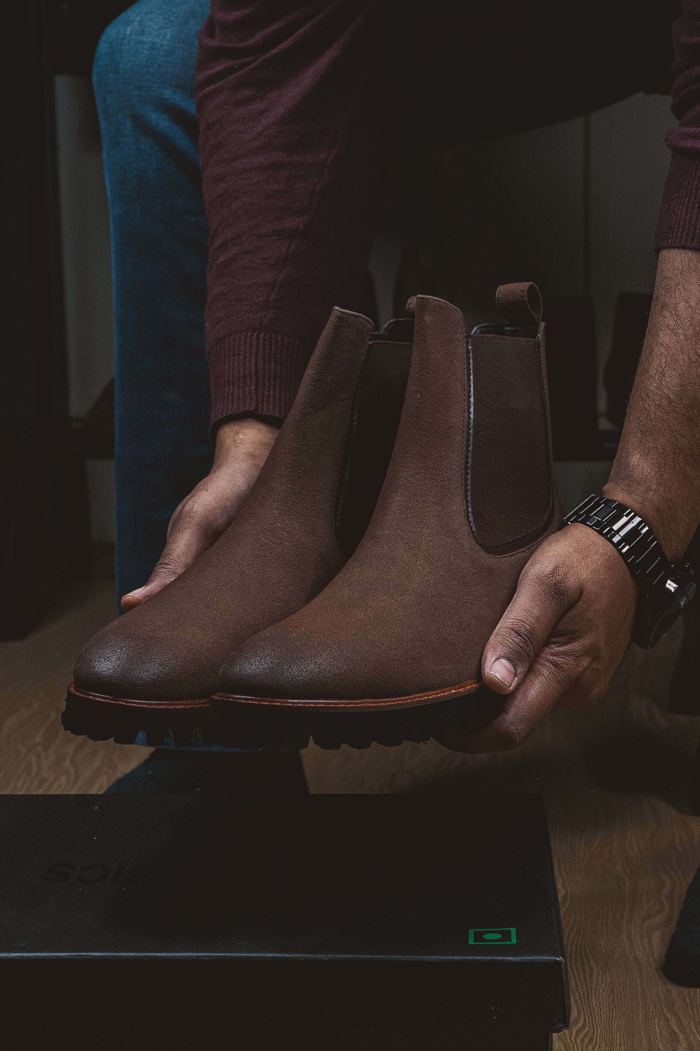 Brigadier Dark Brown Boots - Image 7