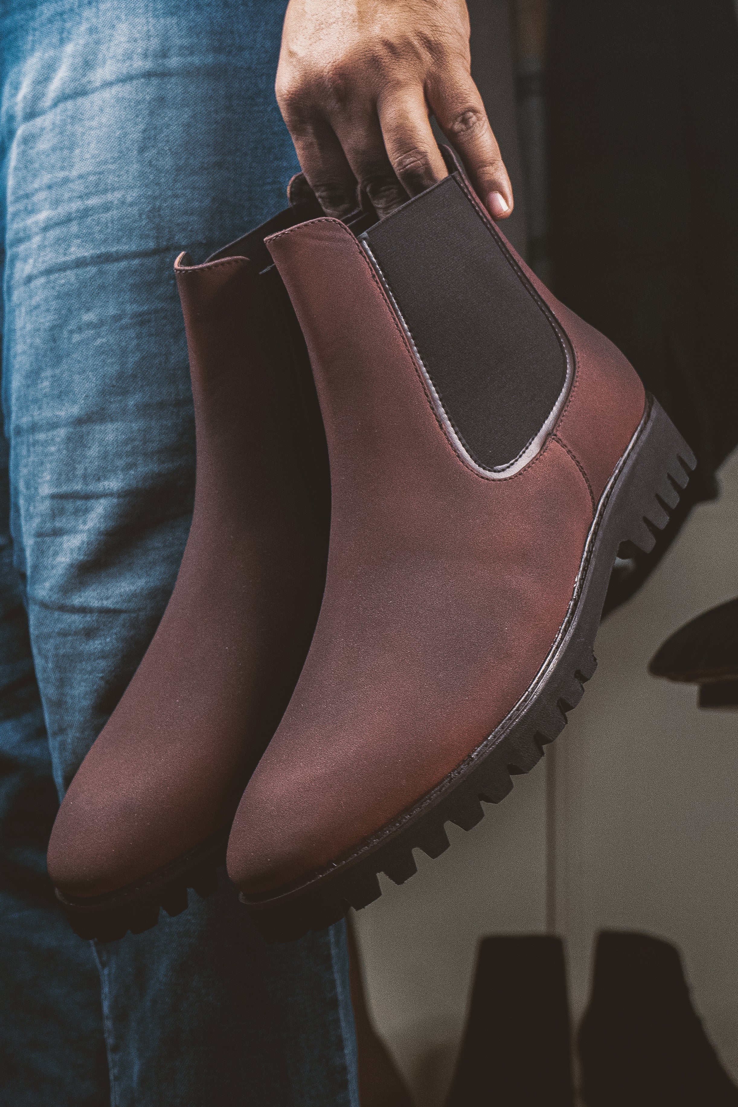 Brigadier Dark Burgundy Boots - Image 5