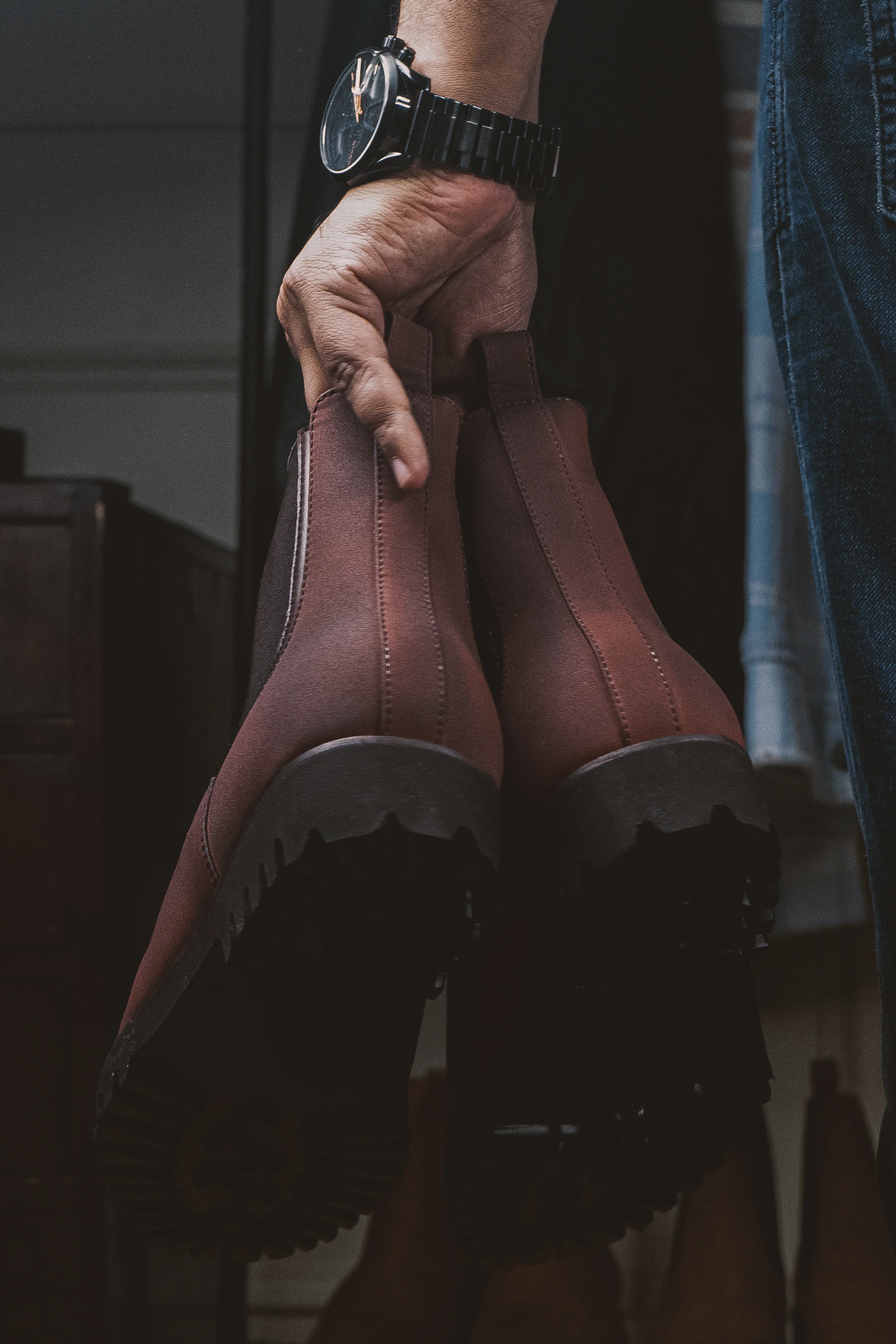 Brigadier Dark Burgundy Boots - Image 7