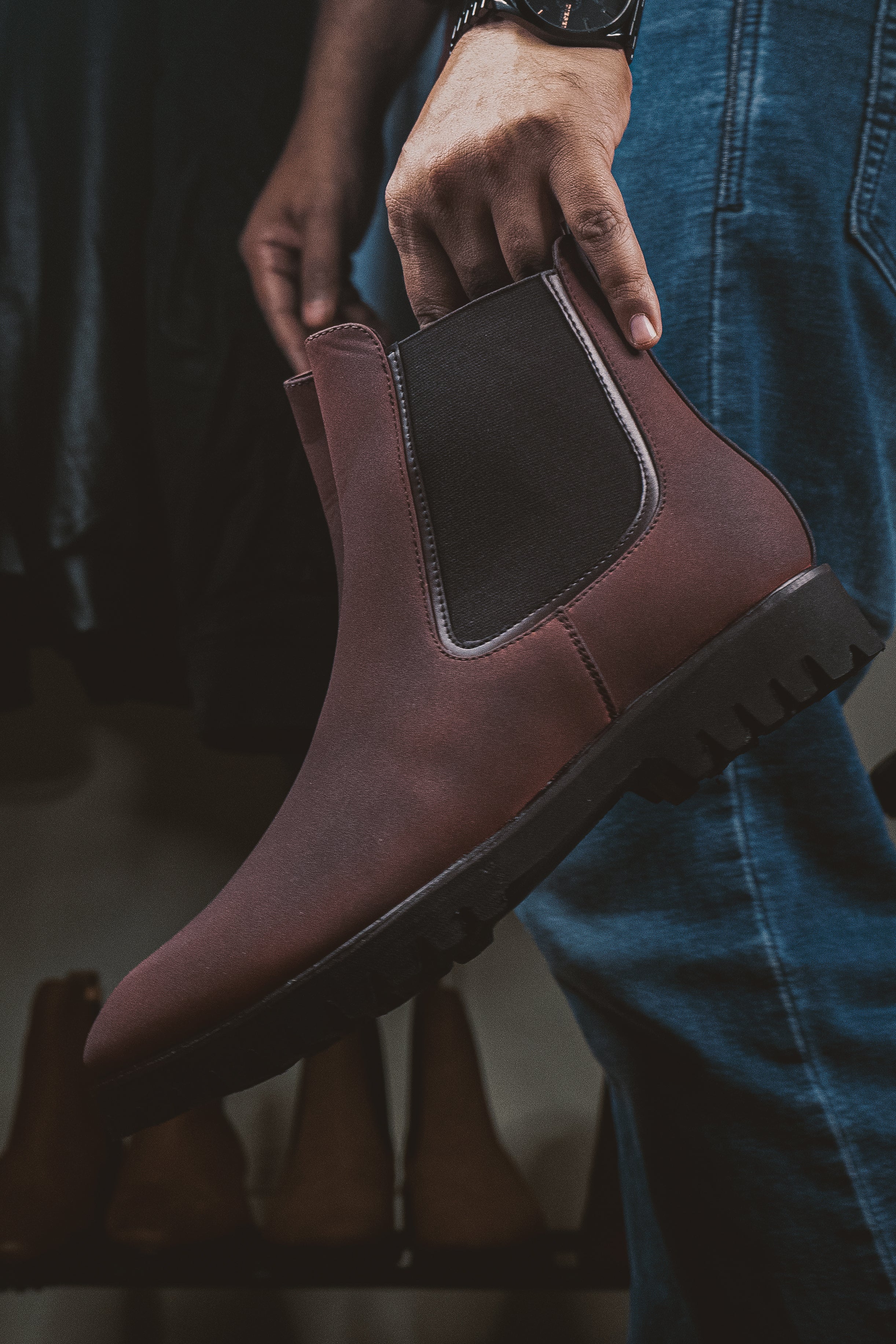 Brigadier Dark Burgundy Boots - Image 8