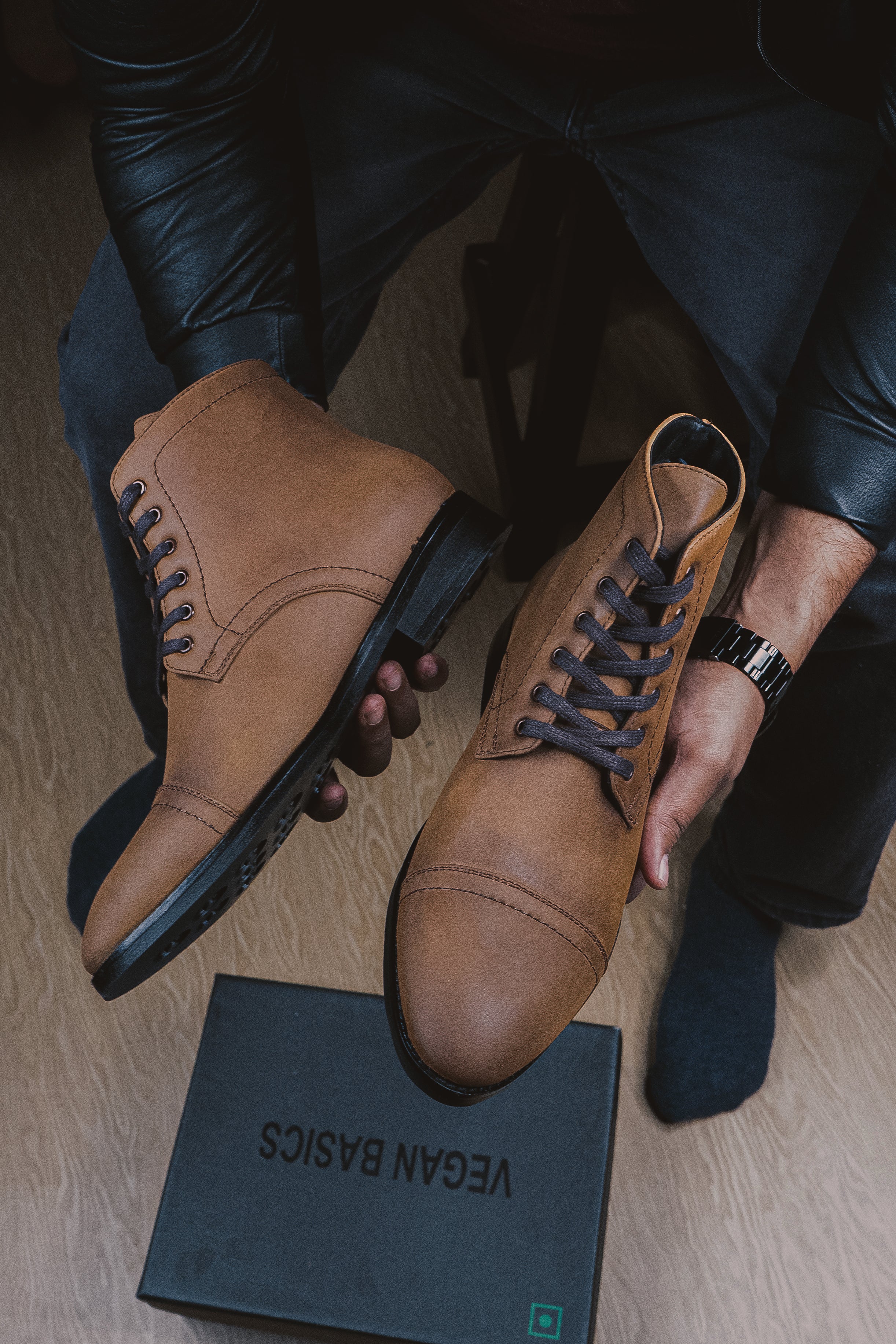 Chancellor Dark Tan Boots - Image 5