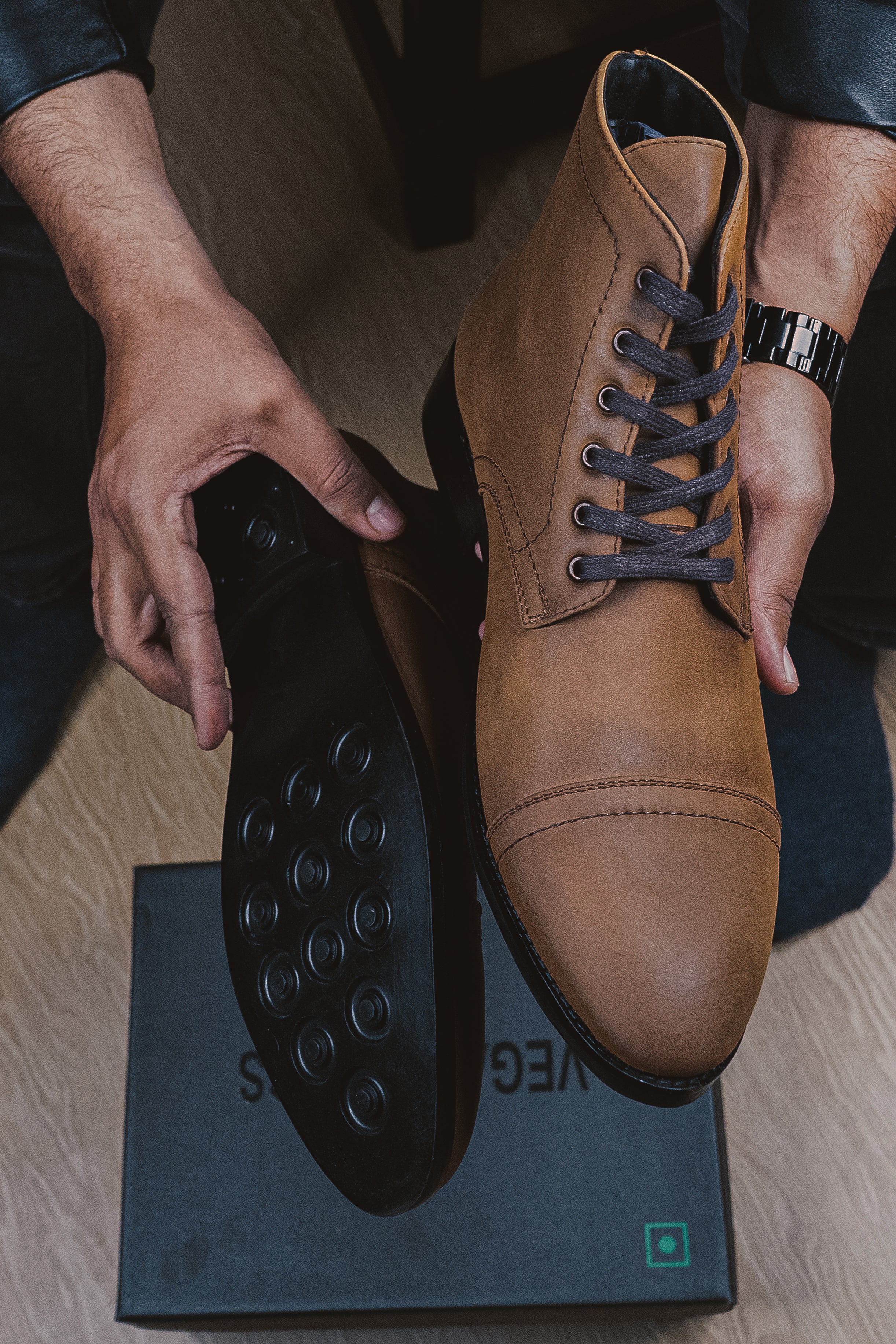 Chancellor Dark Tan Boots - Image 6