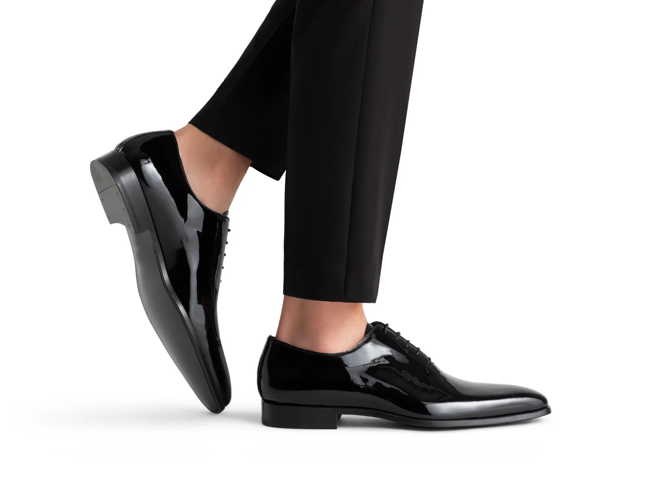 Jawn Black Patent Oxford Shoes - Image 4