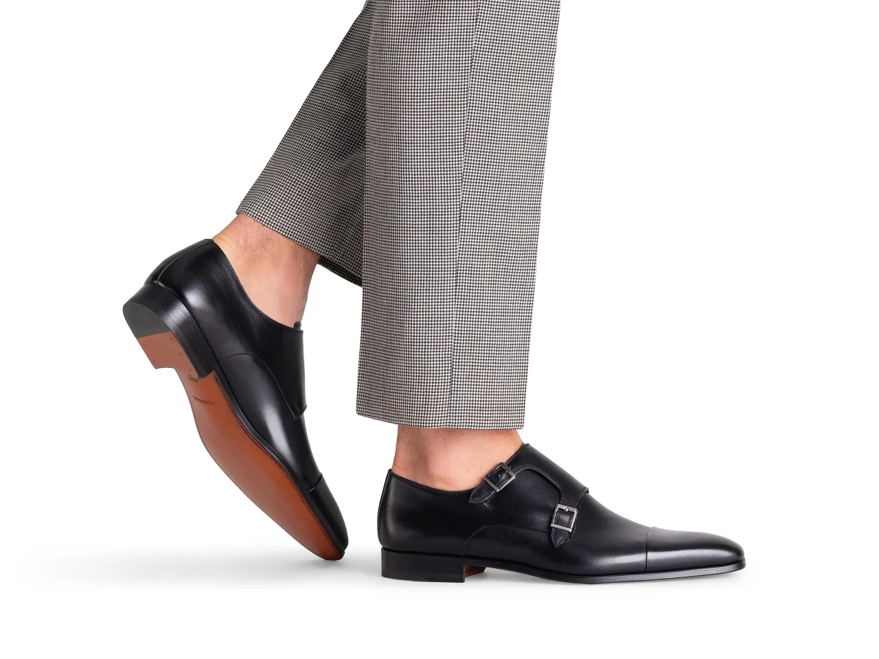 Gigo Black Monk Shoes - Image 3