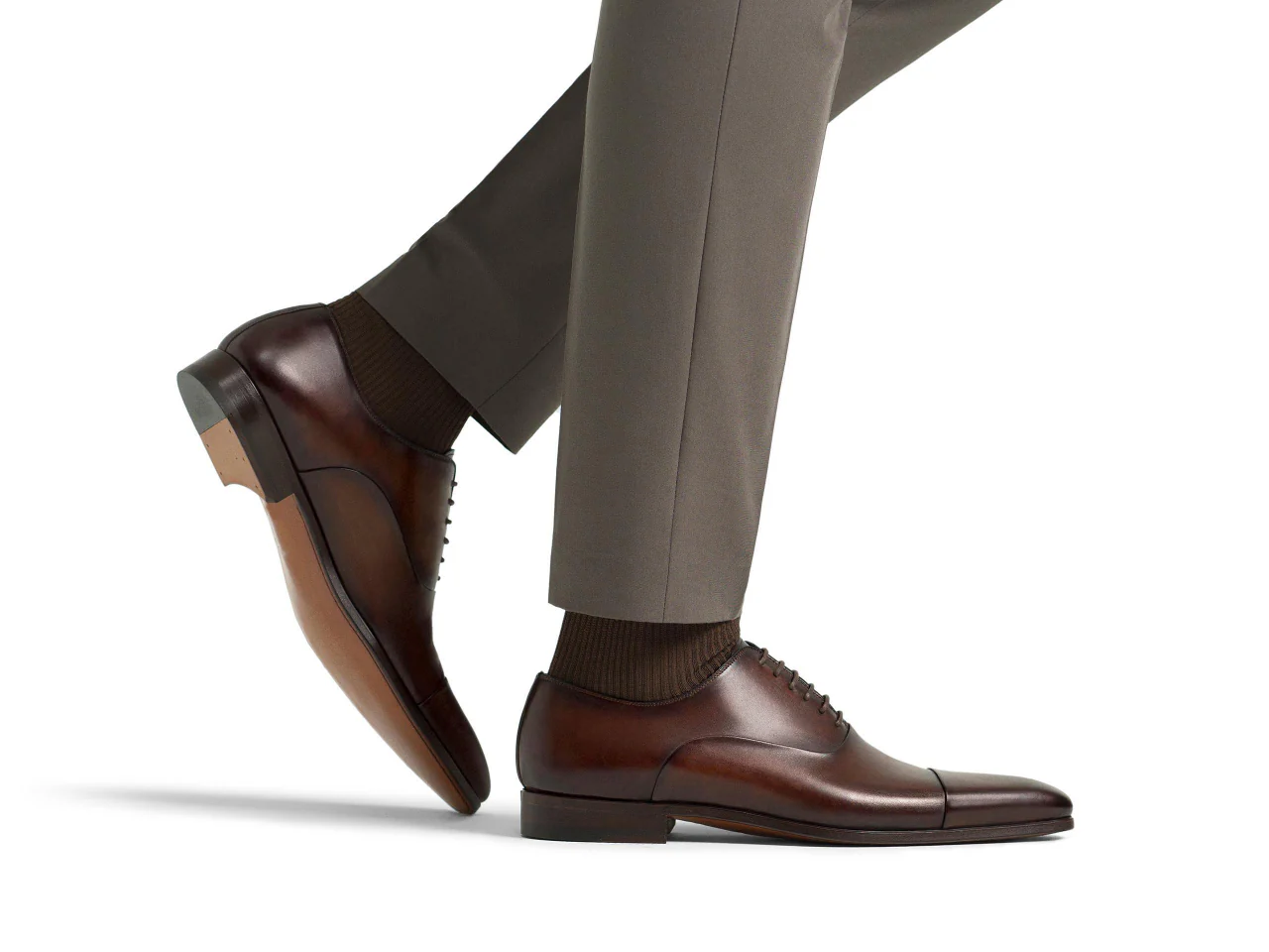 Jack Dark Brown Oxford Shoes - Image 4