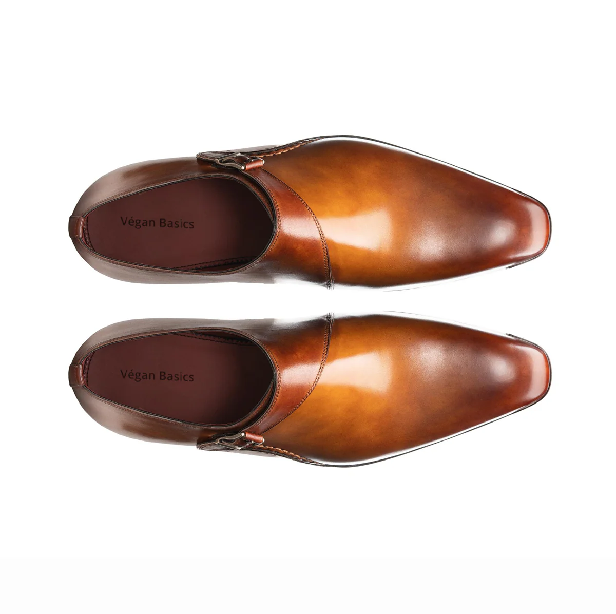 Karwa Brown Single Strap Monk Shoes - Image 3