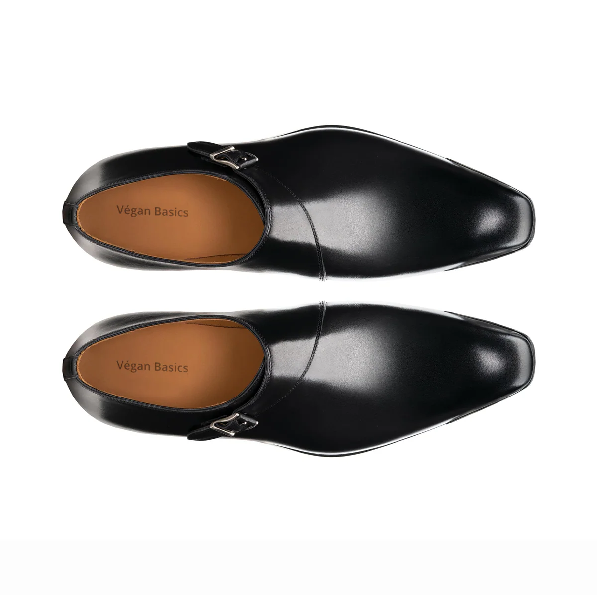 Kello Black Single Strap Monk Shoes - Image 4
