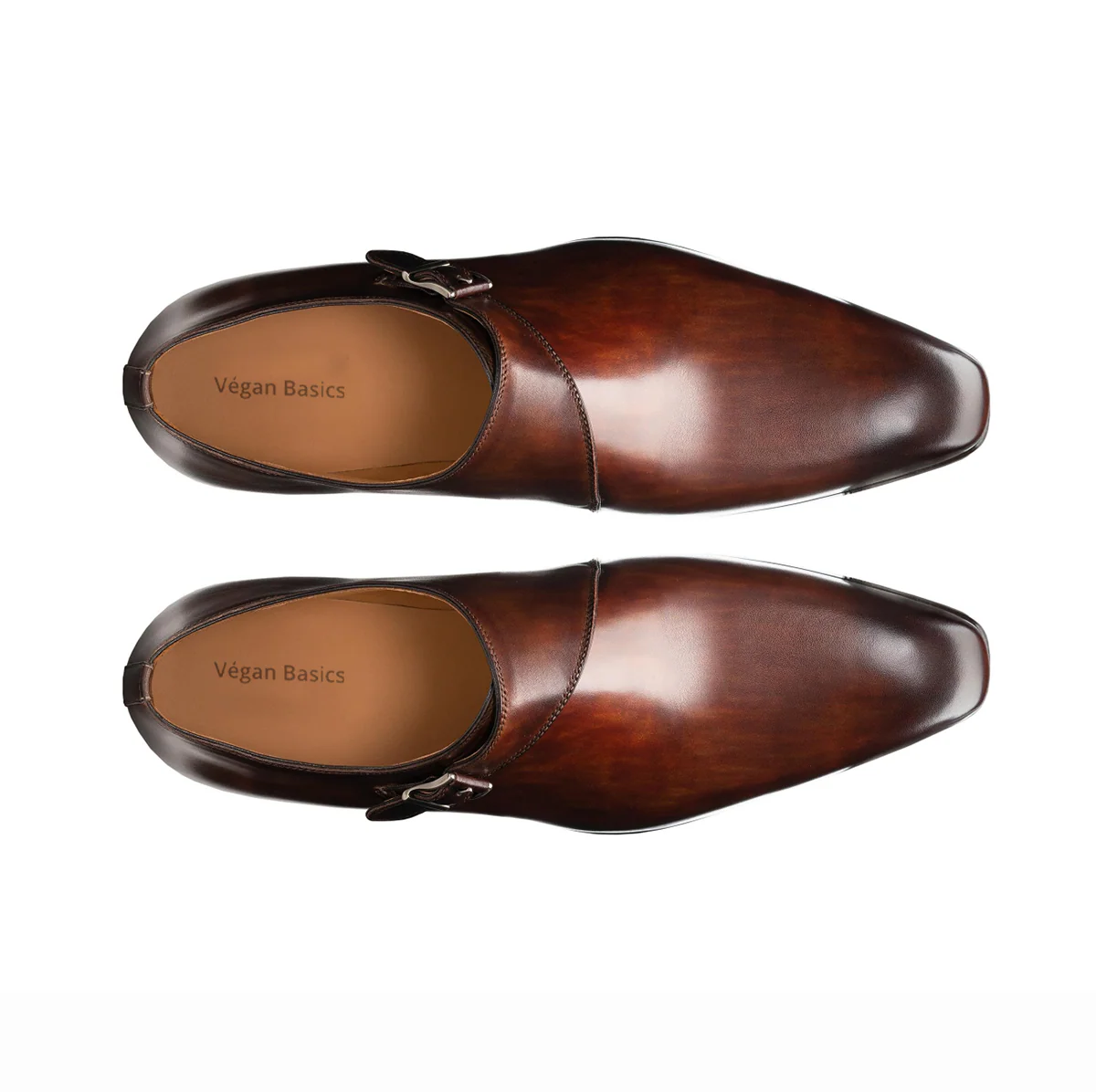 Kello Brown Single Strap Monk Shoes - Image 5