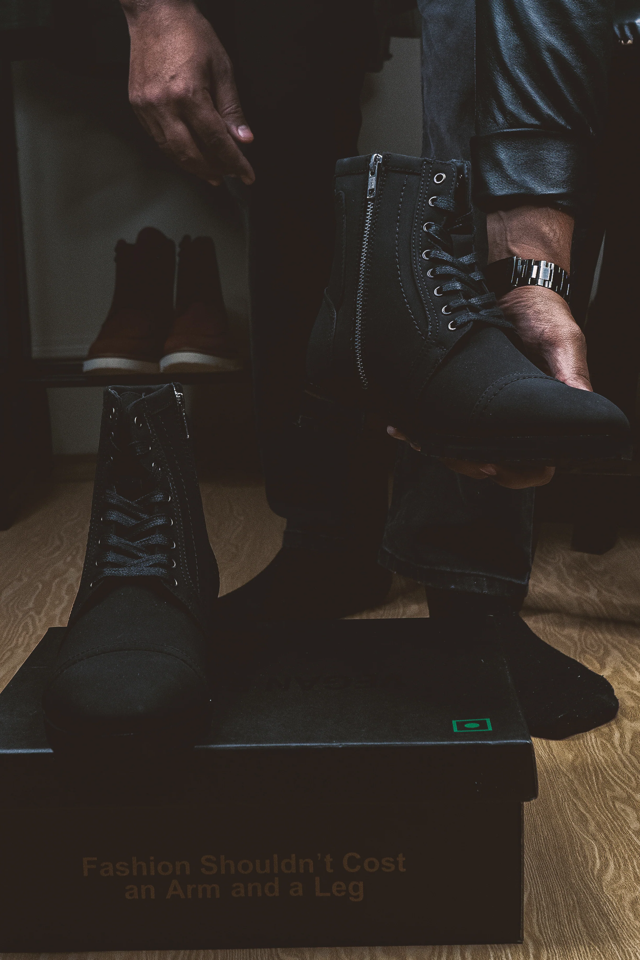 Knight Black Matte Boots - Image 12