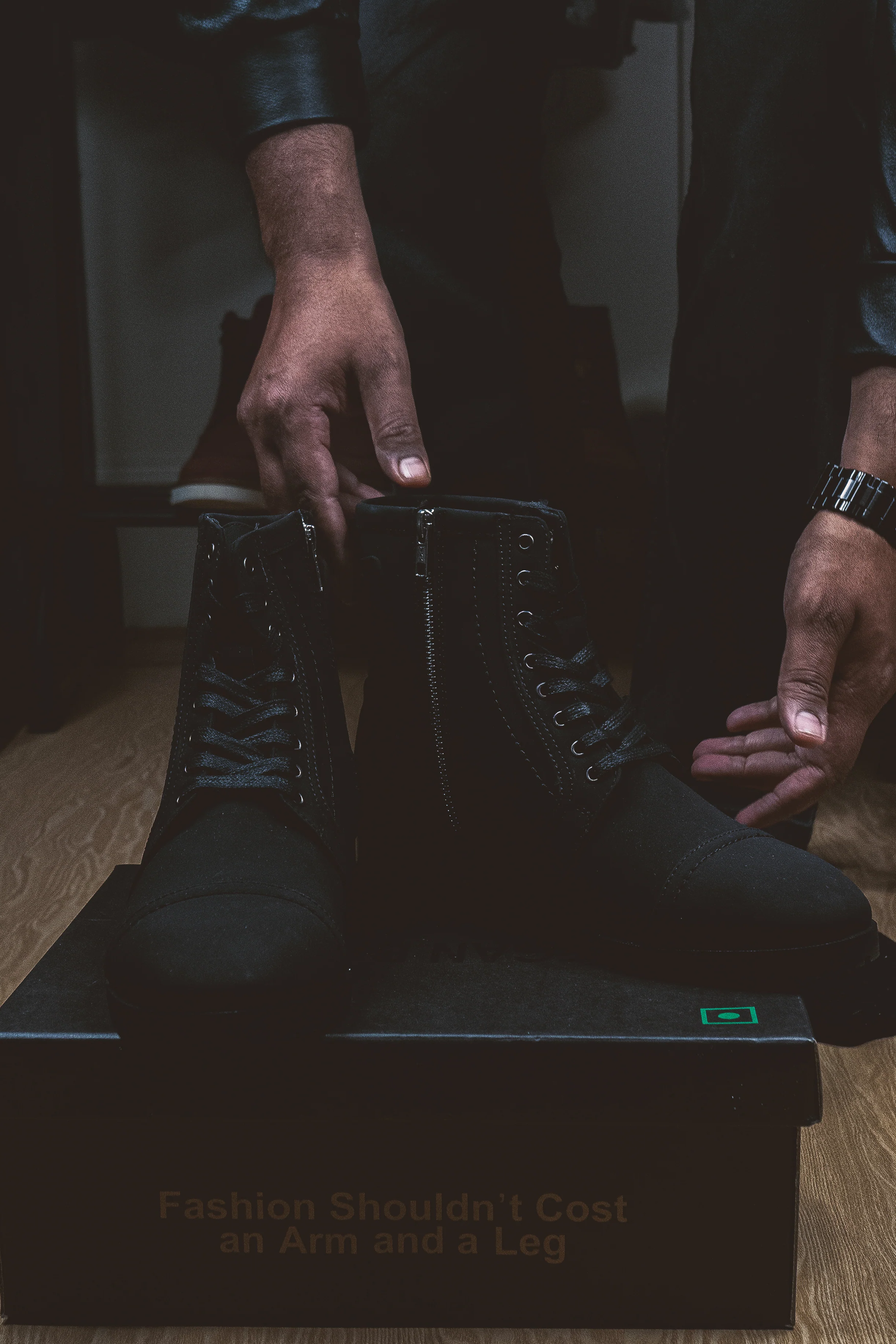 Knight Black Matte Boots - Image 13