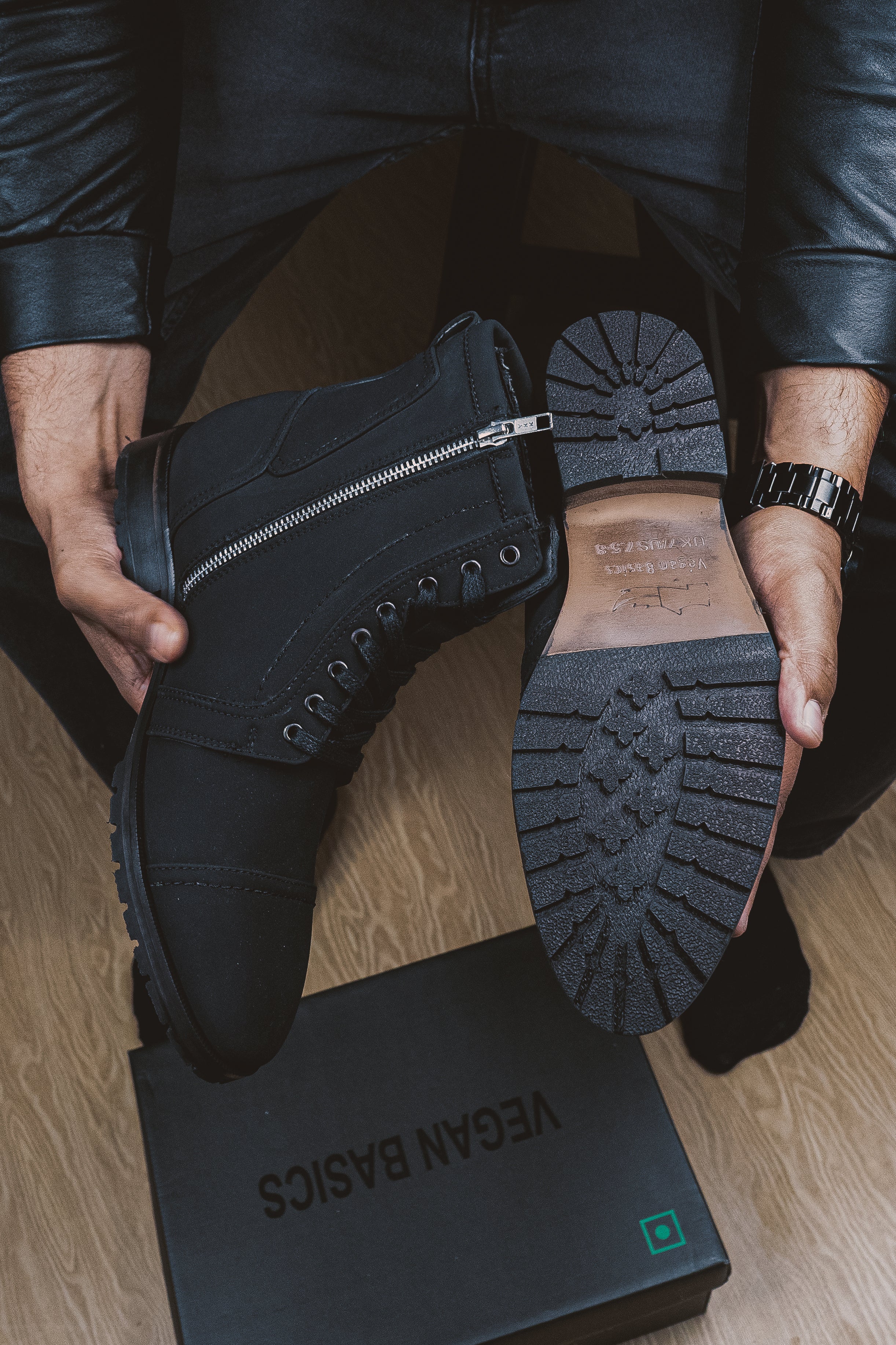 Knight Black Matte Boots - Image 8
