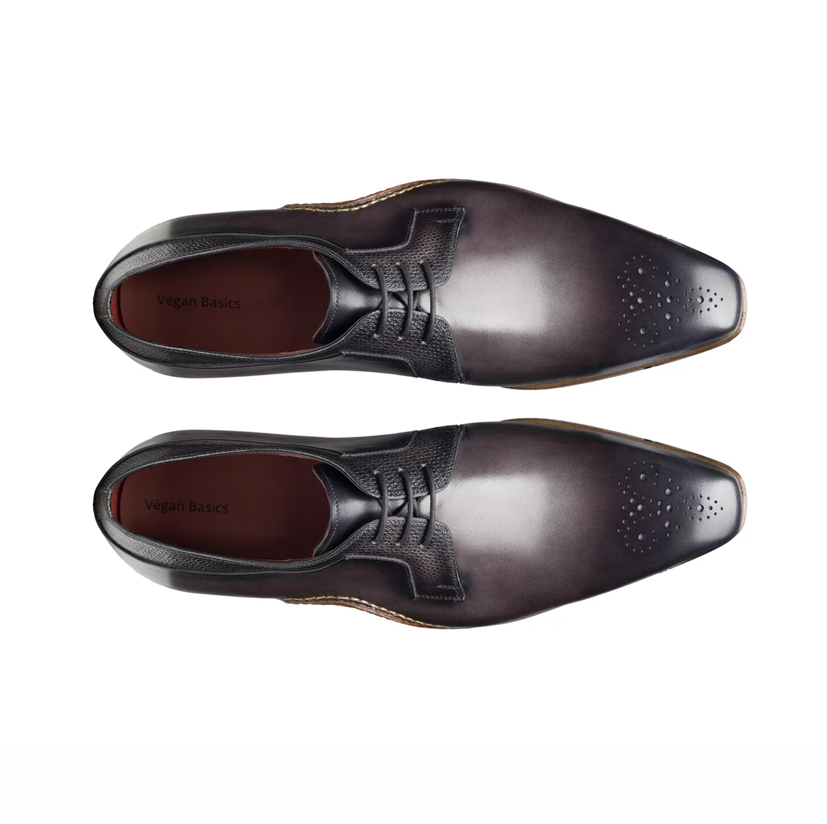 Loco Grey Derby Shoes - Image 4