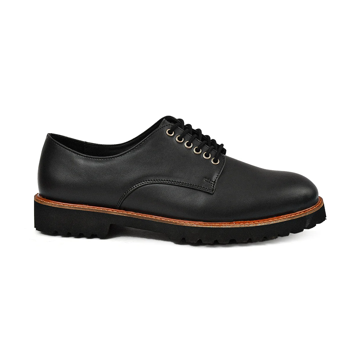 Luca Black Orange Broader Shoes - Image 3