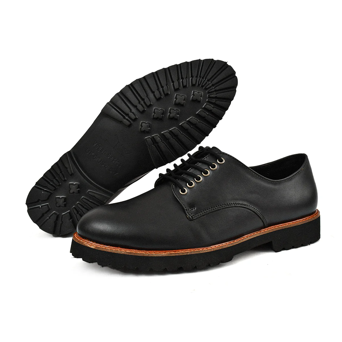 Luca Black Orange Broader Shoes - Image 4