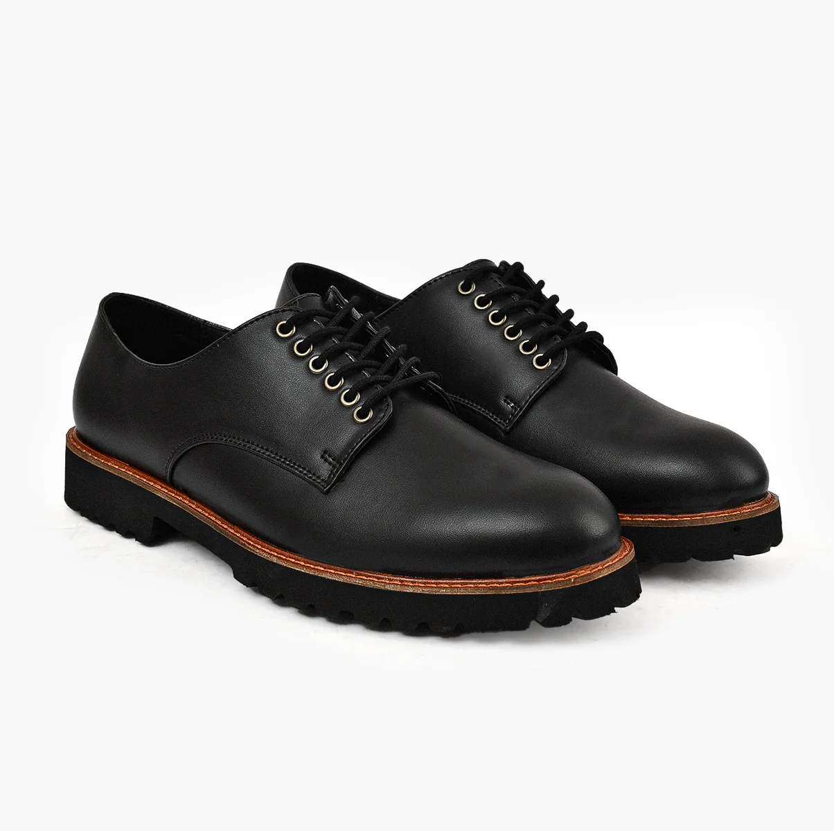 Luca Black Orange Broader Shoes - Image 5