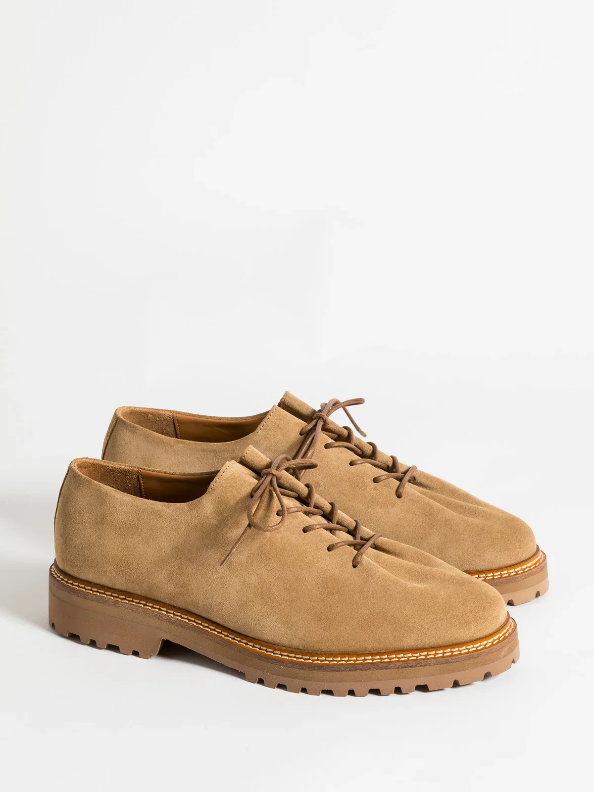Lufian Tan Suede Shoes