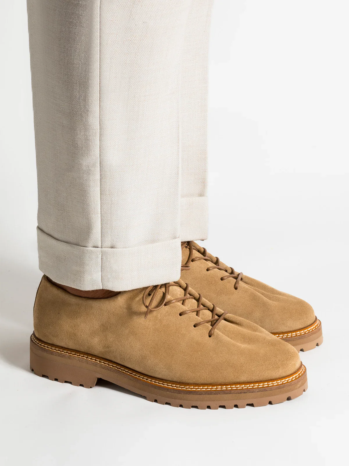 Lufian Tan Suede Shoes - Image 2