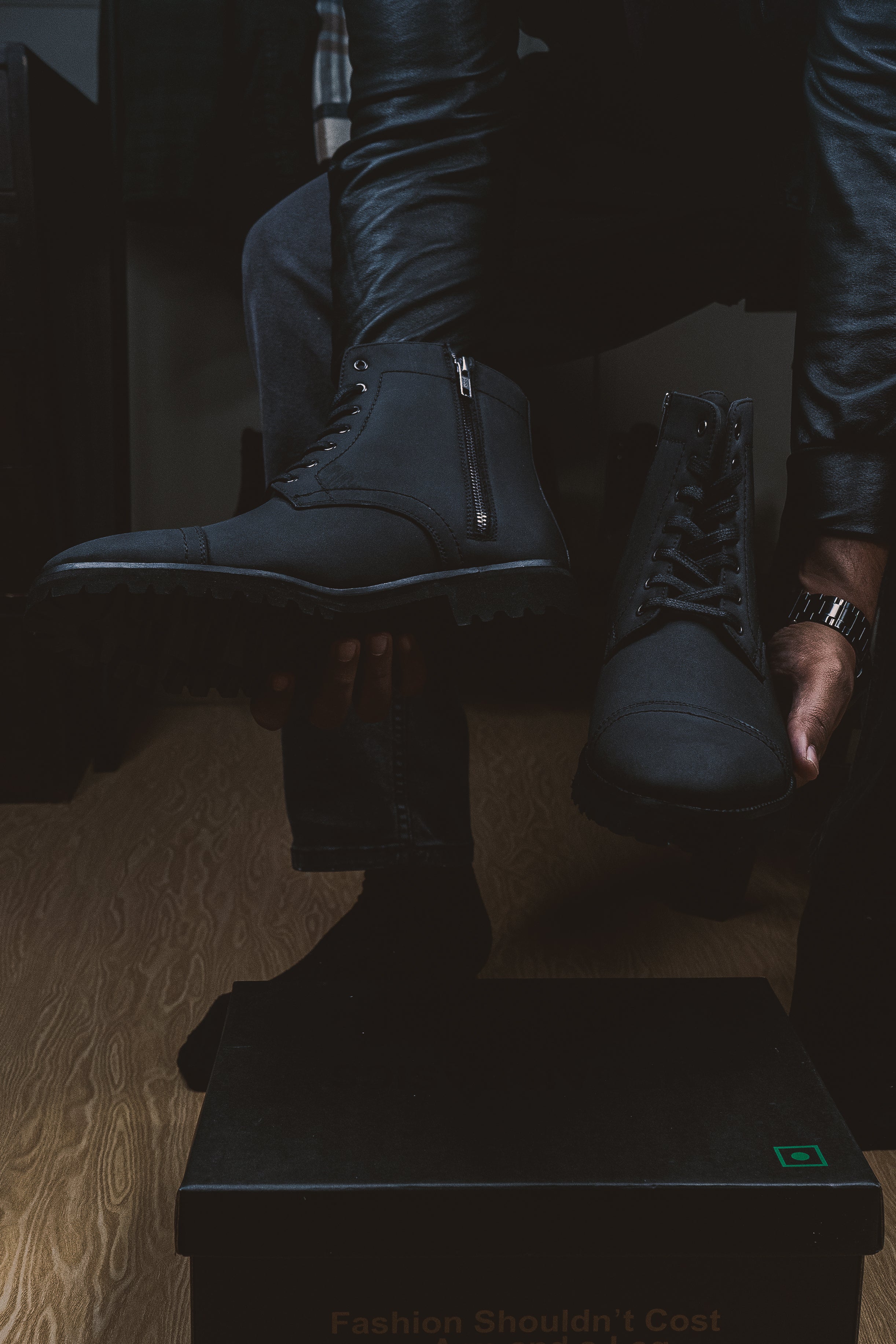 Magistrate Black Matte Boots - Image 10