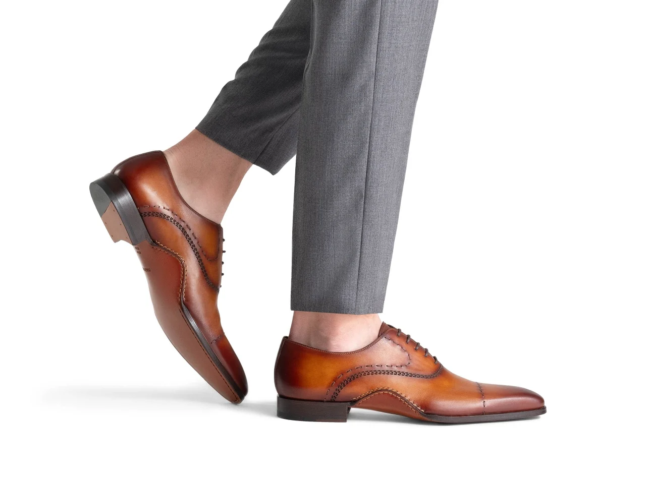 Marco Brown Oxford Shoes - Image 4