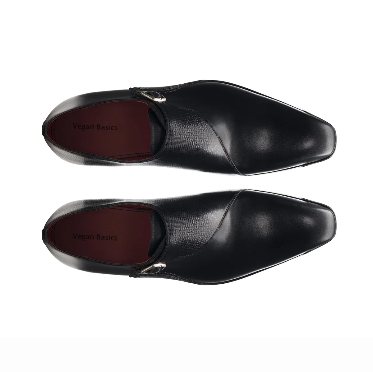 Marvel Black Single Strap Monk Shoes - Image 3