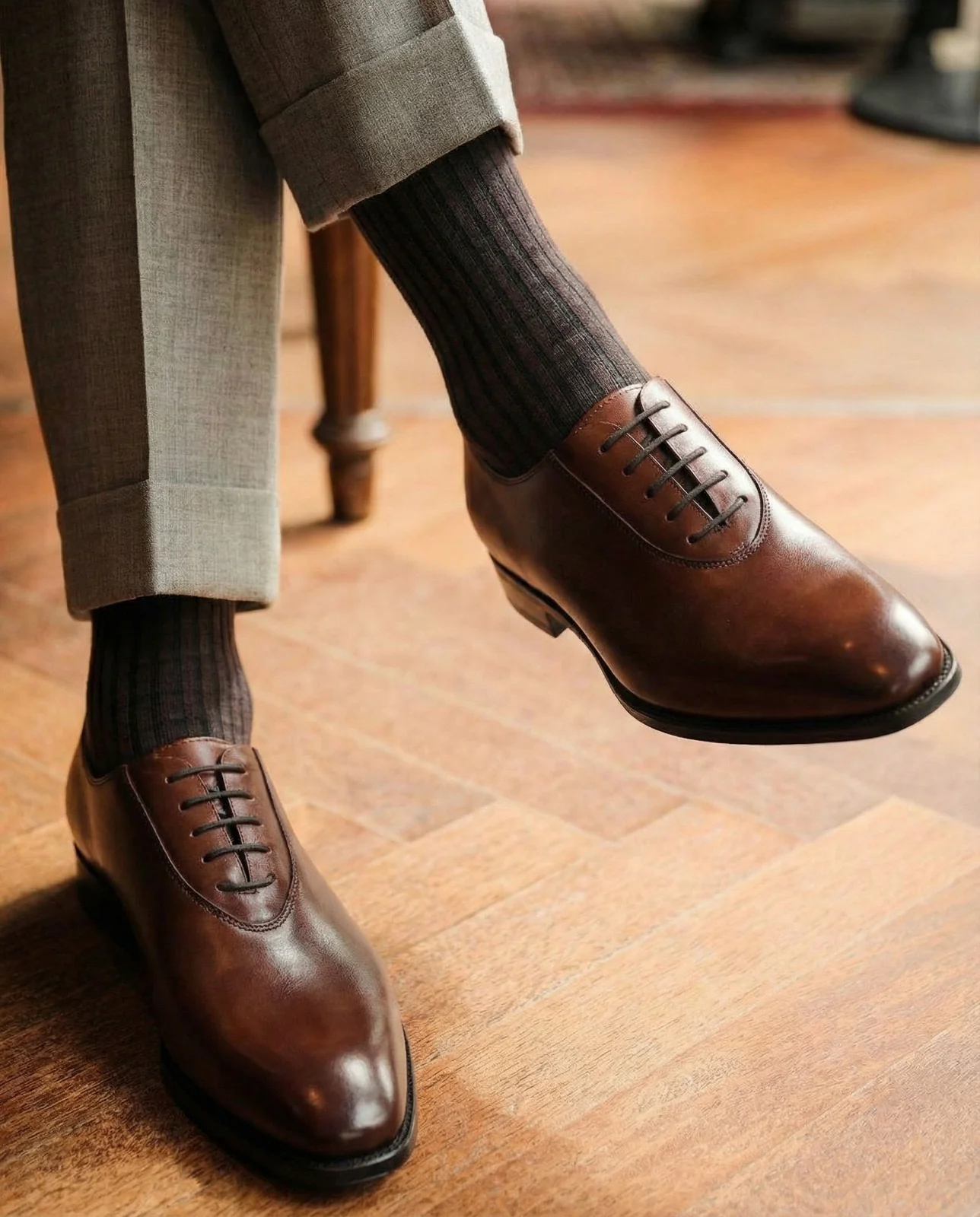 Quint Coffee Oxford Shoes - Image 3