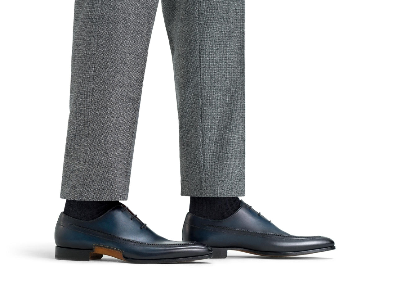 Scisi Blue Oxford Shoes - Image 3