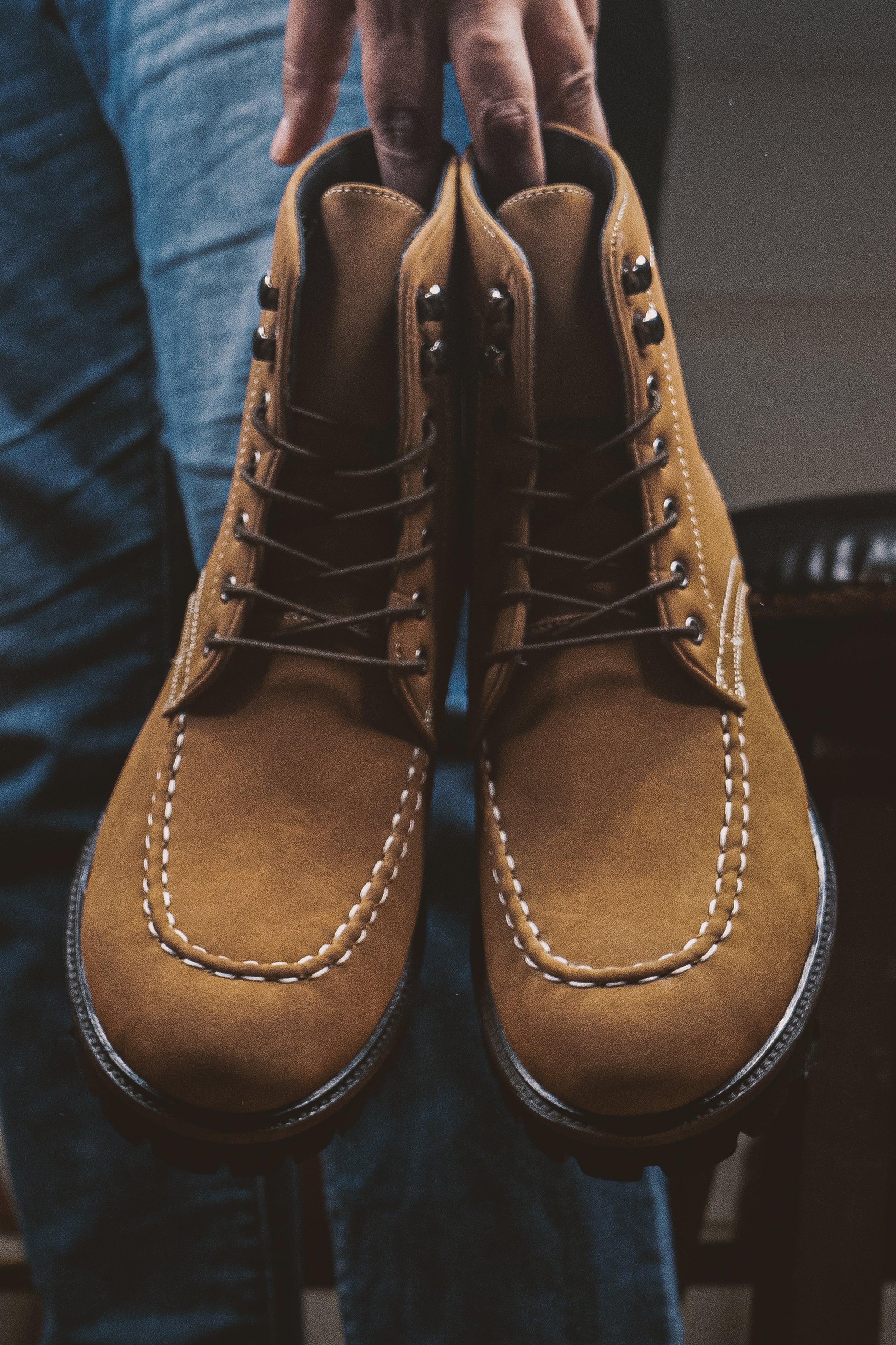 Sentinel Cinnamon Suede Boots - Image 6