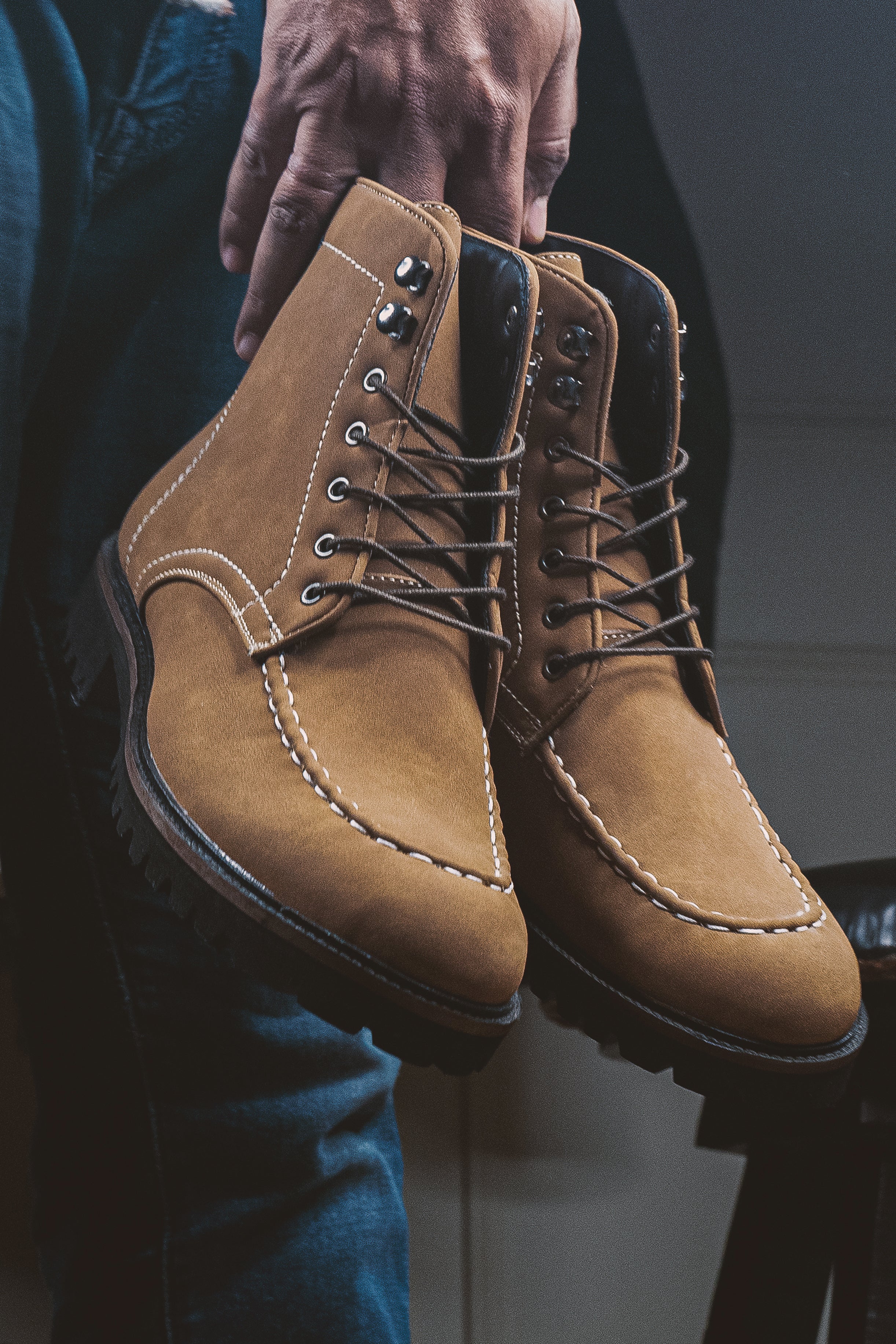 Sentinel Cinnamon Suede Boots - Image 7