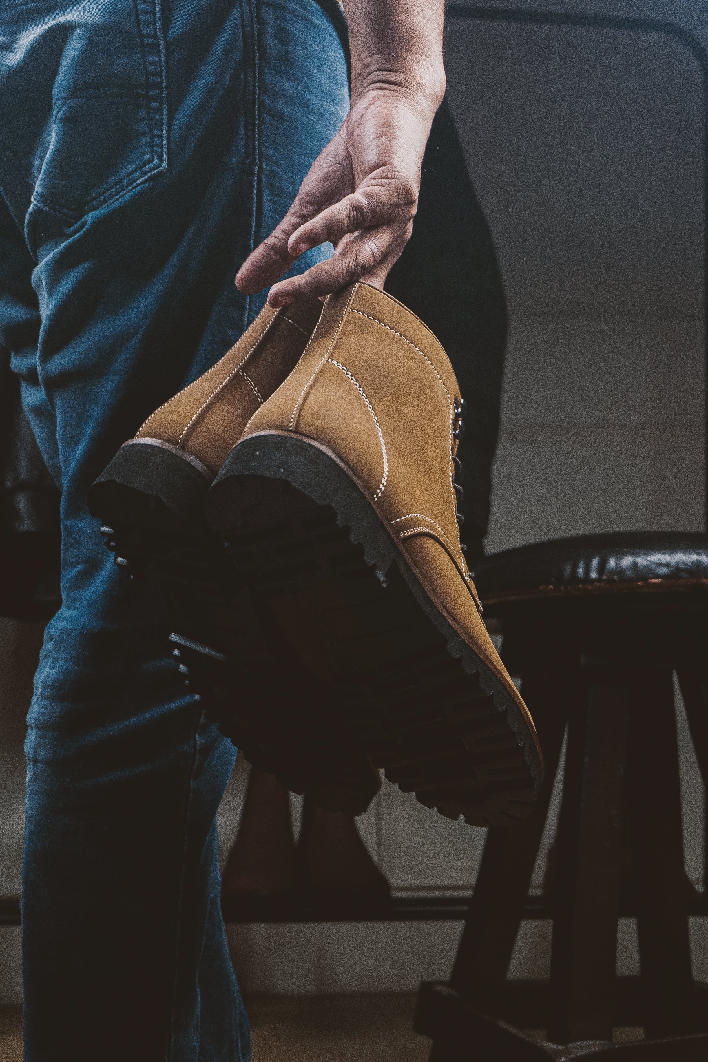Sentinel Cinnamon Suede Boots - Image 8