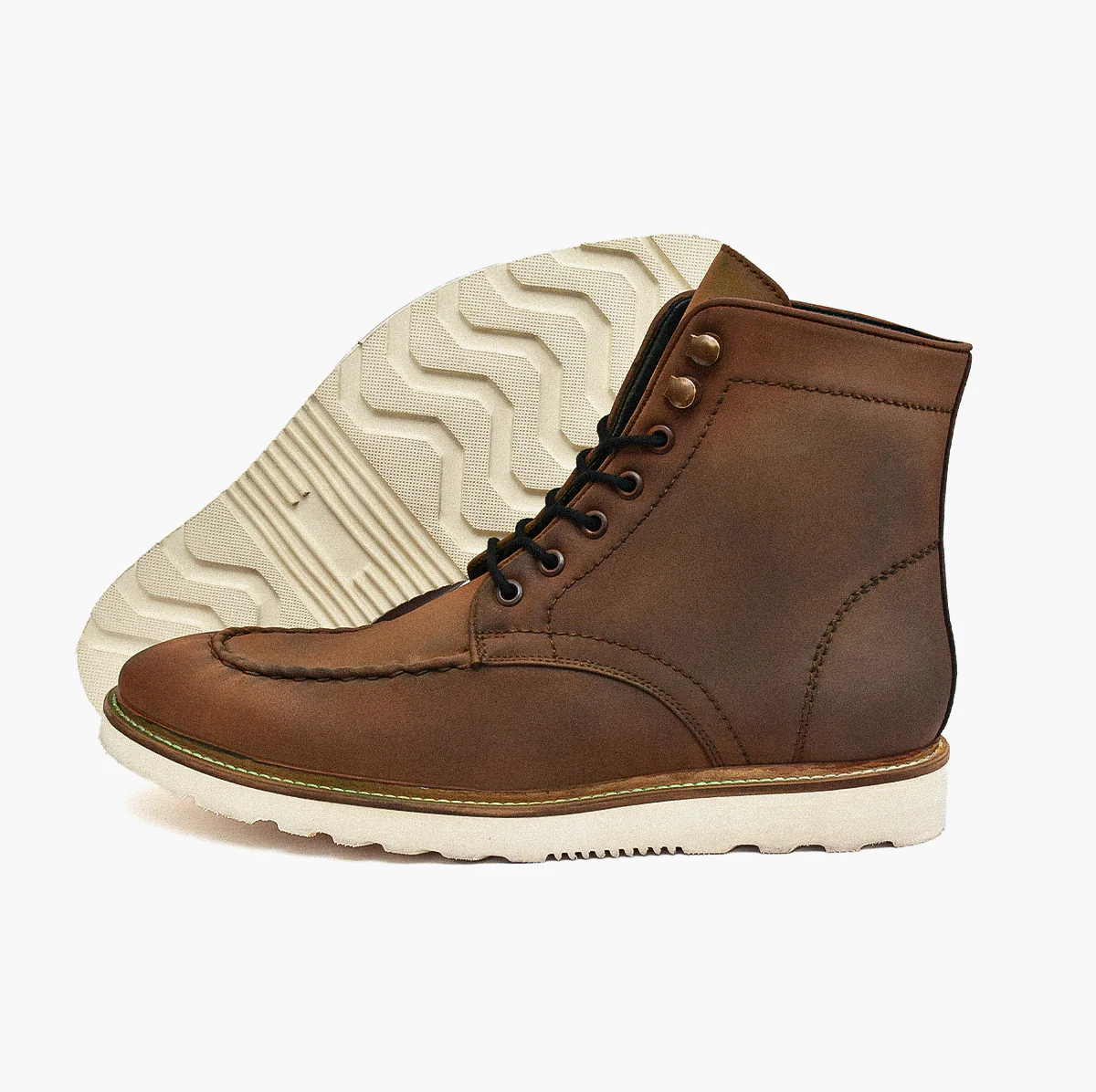 Sentinel Long Brown Boots - Image 3