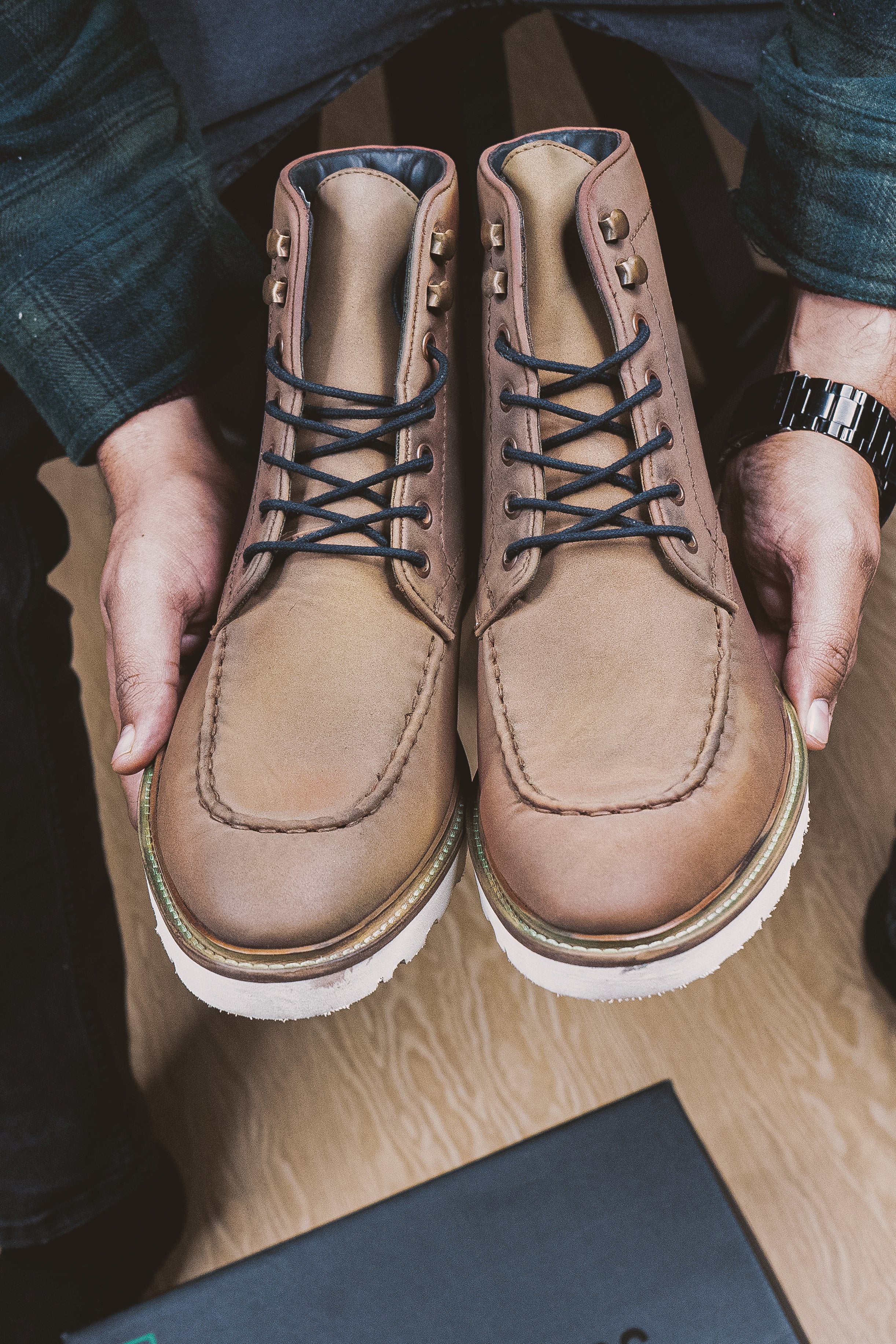 Sentinel Long Brown Boots - Image 5
