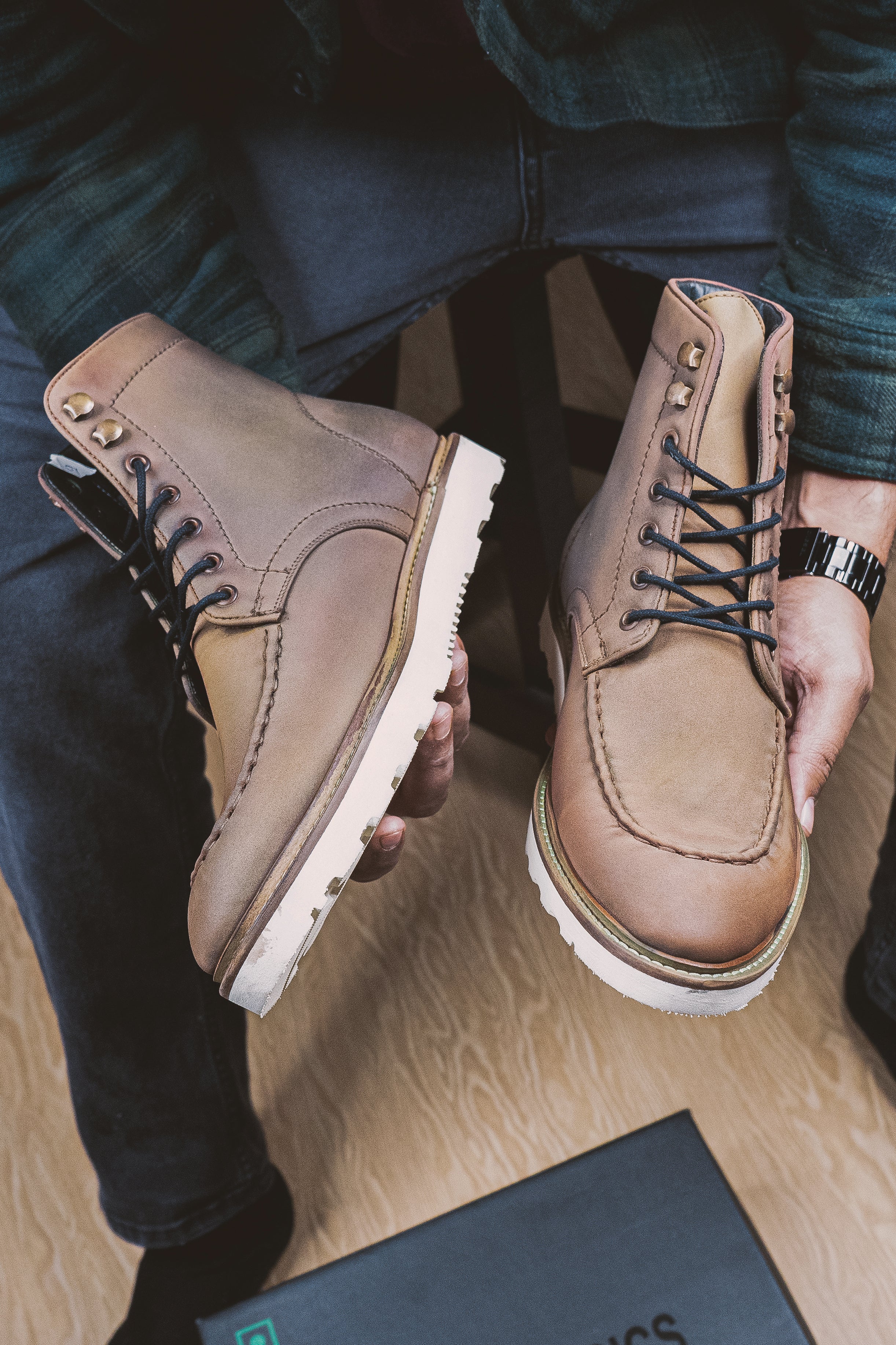 Sentinel Long Brown Boots - Image 6