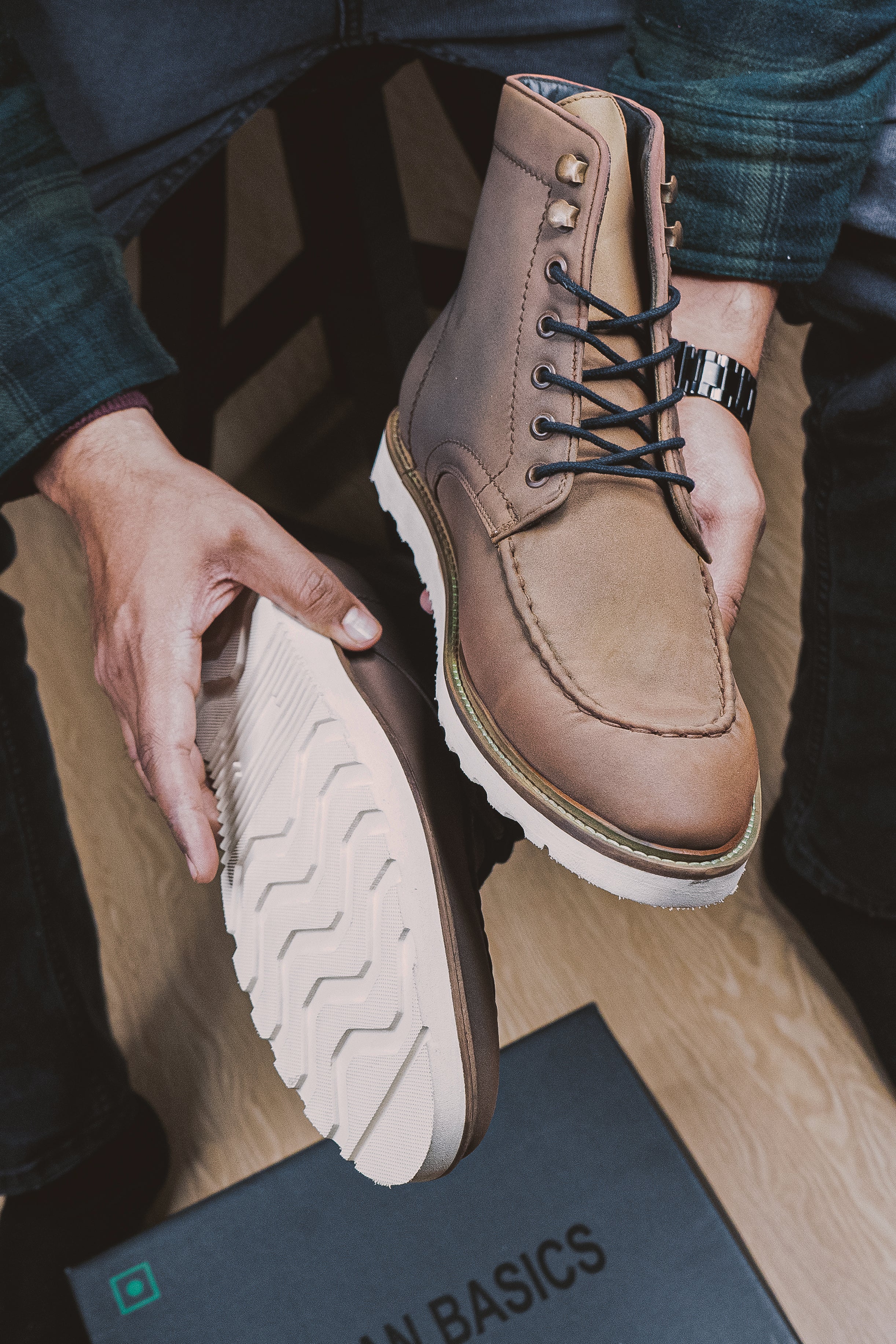 Sentinel Long Brown Boots - Image 7