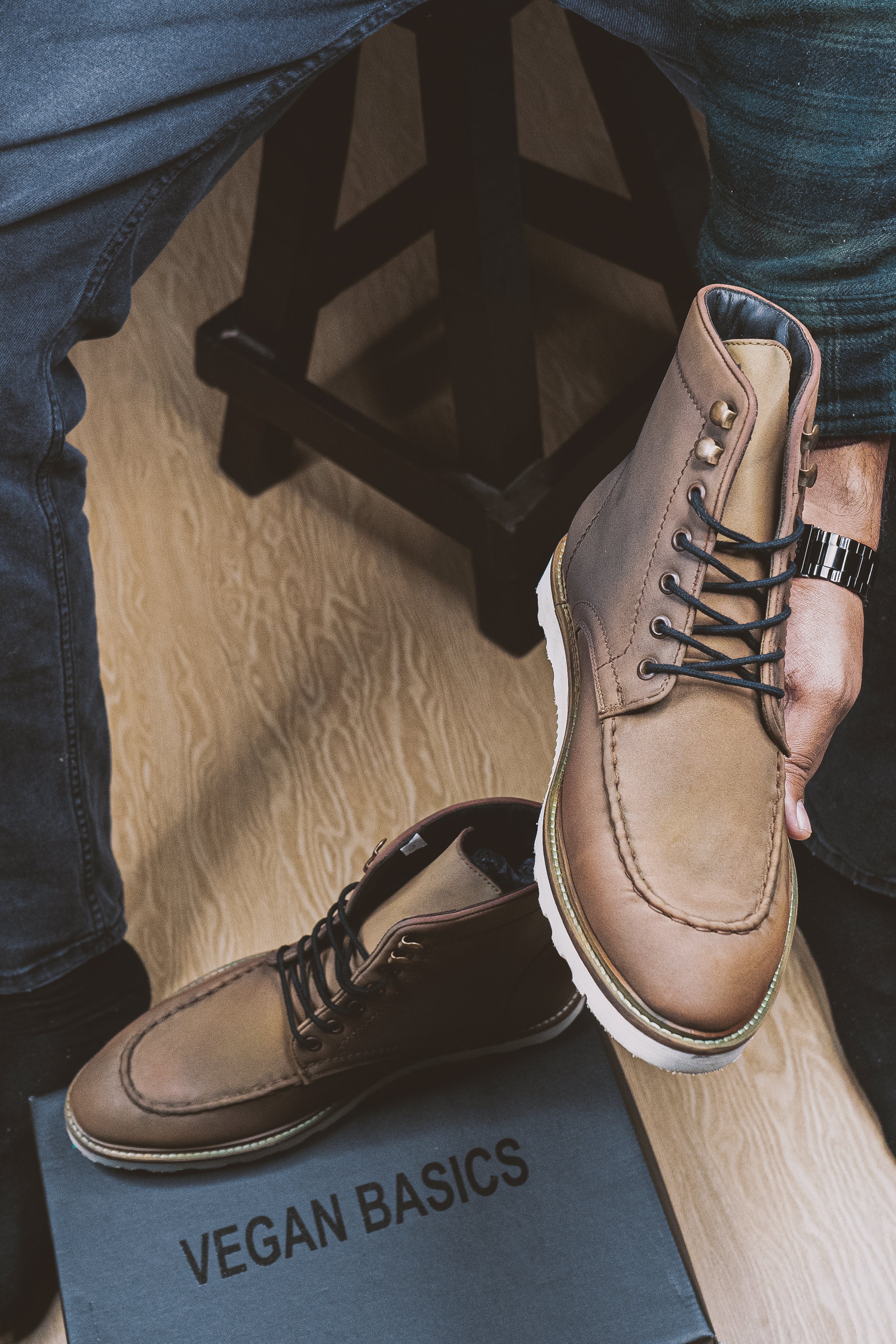 Sentinel Long Brown Boots - Image 8