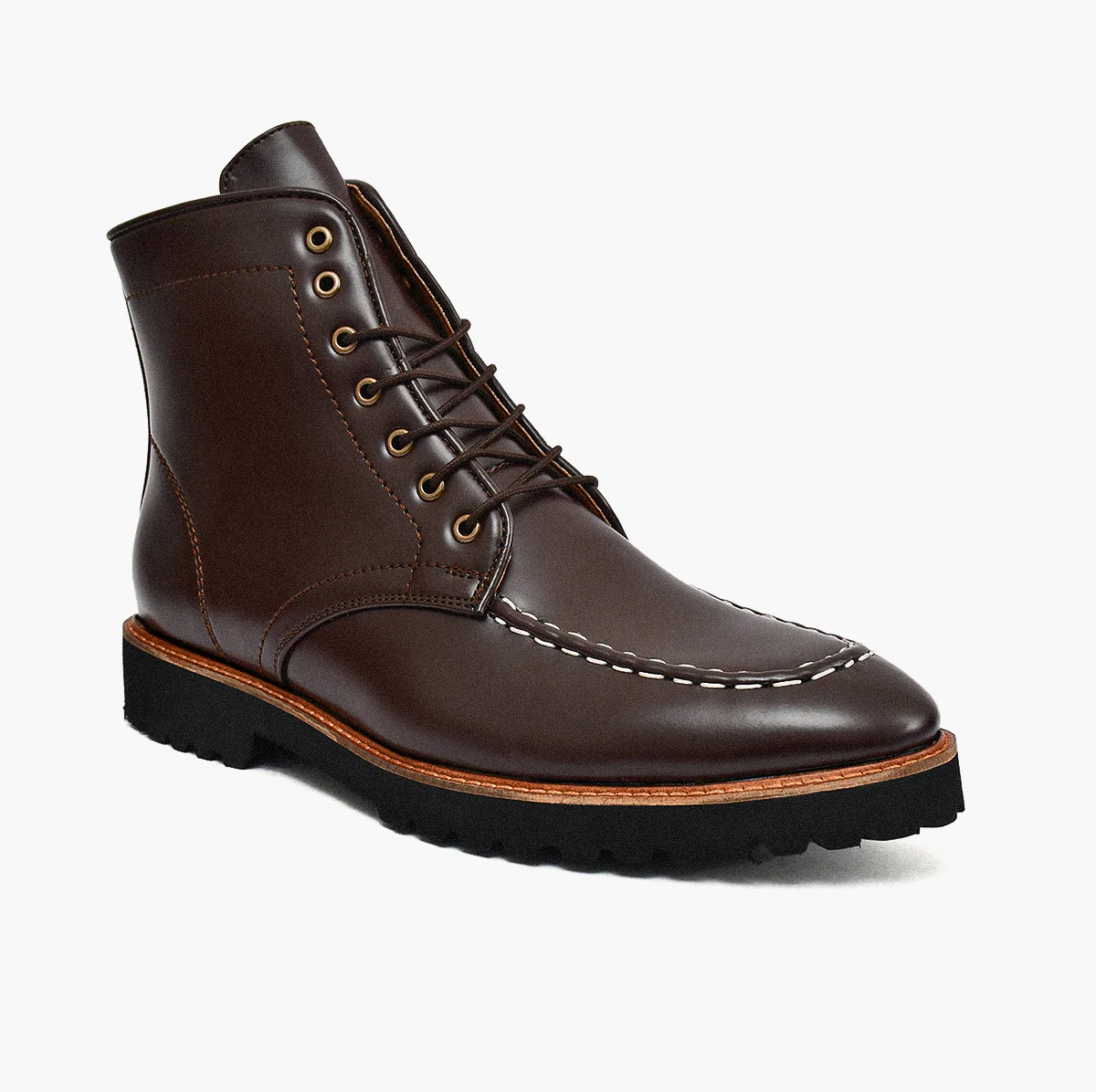 Sentinel Long Coffee Boots - Image 3