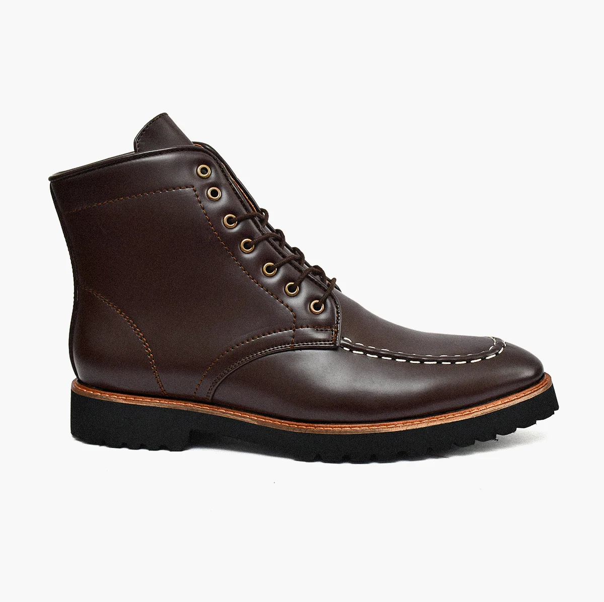 Sentinel Long Coffee Boots - Image 4
