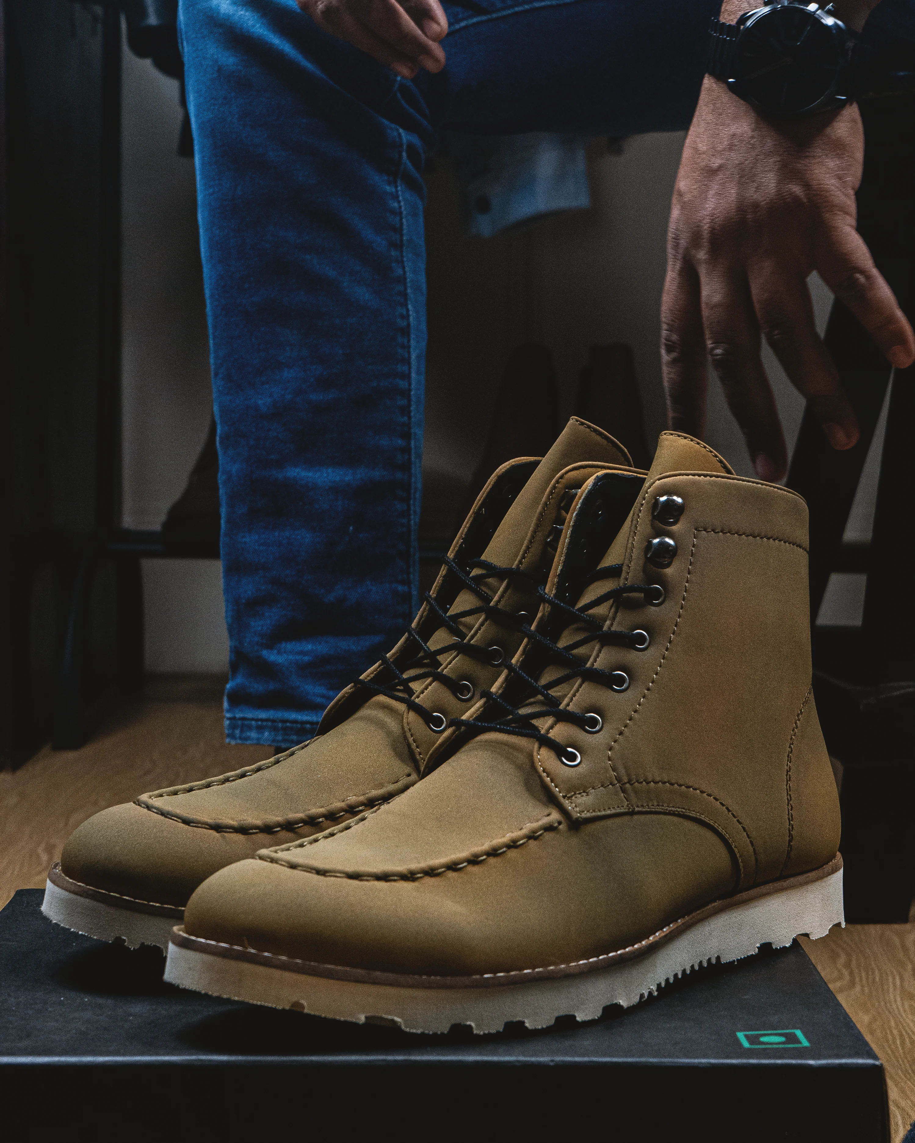Sentinel Tan Boots - Image 3