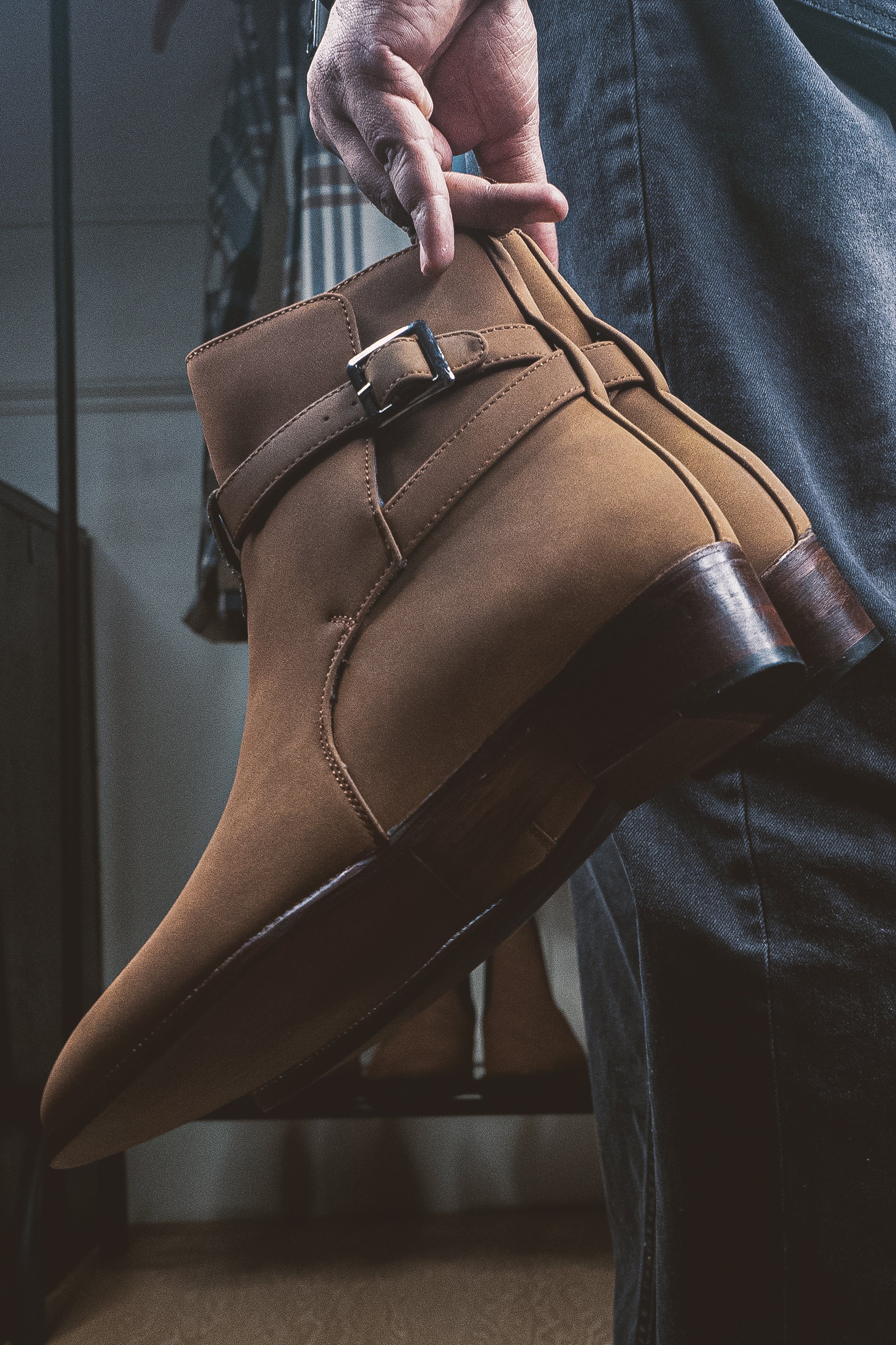 Sovereign Camel Suede Boots - Image 3