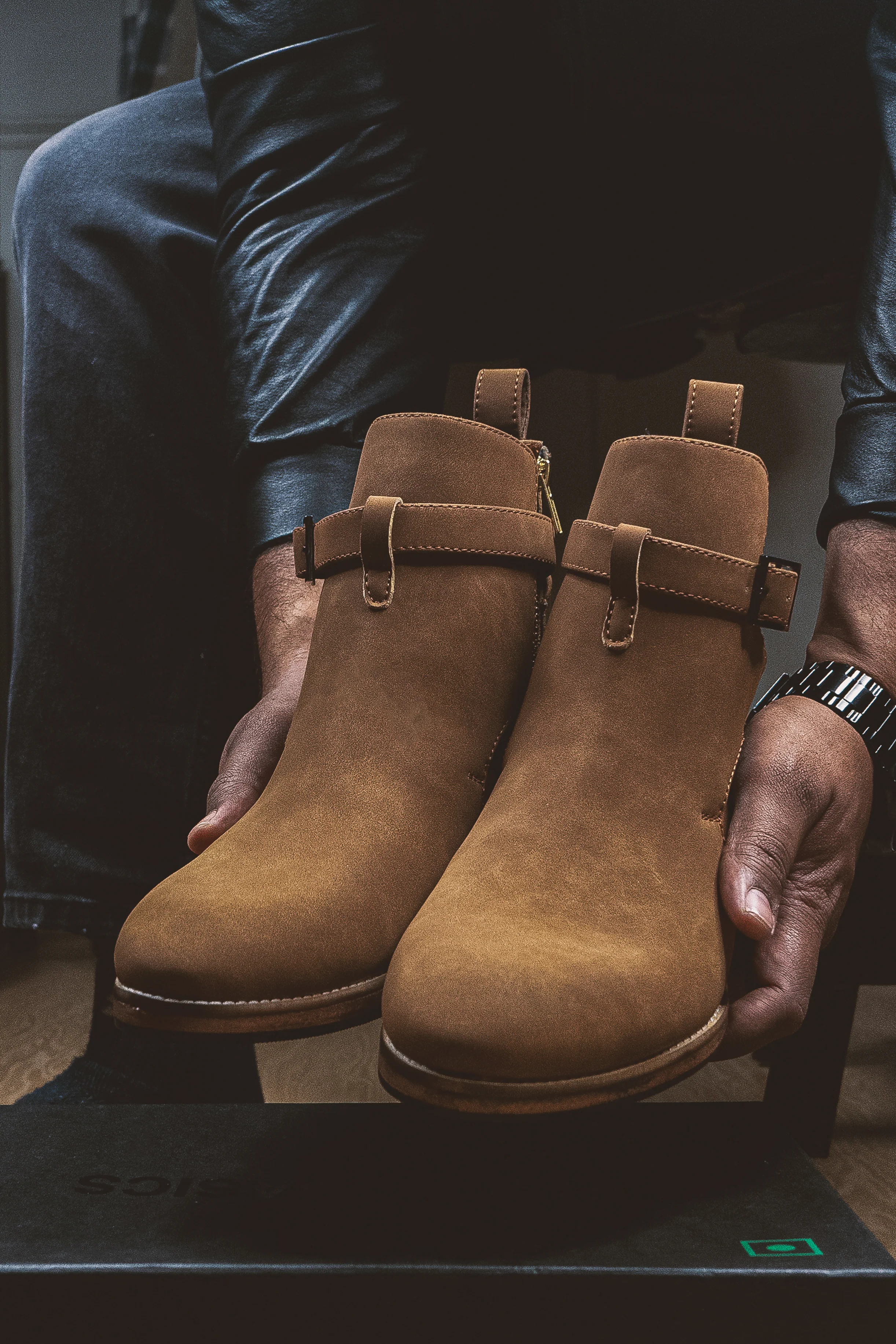 Sovereign Camel Suede Boots - Image 5