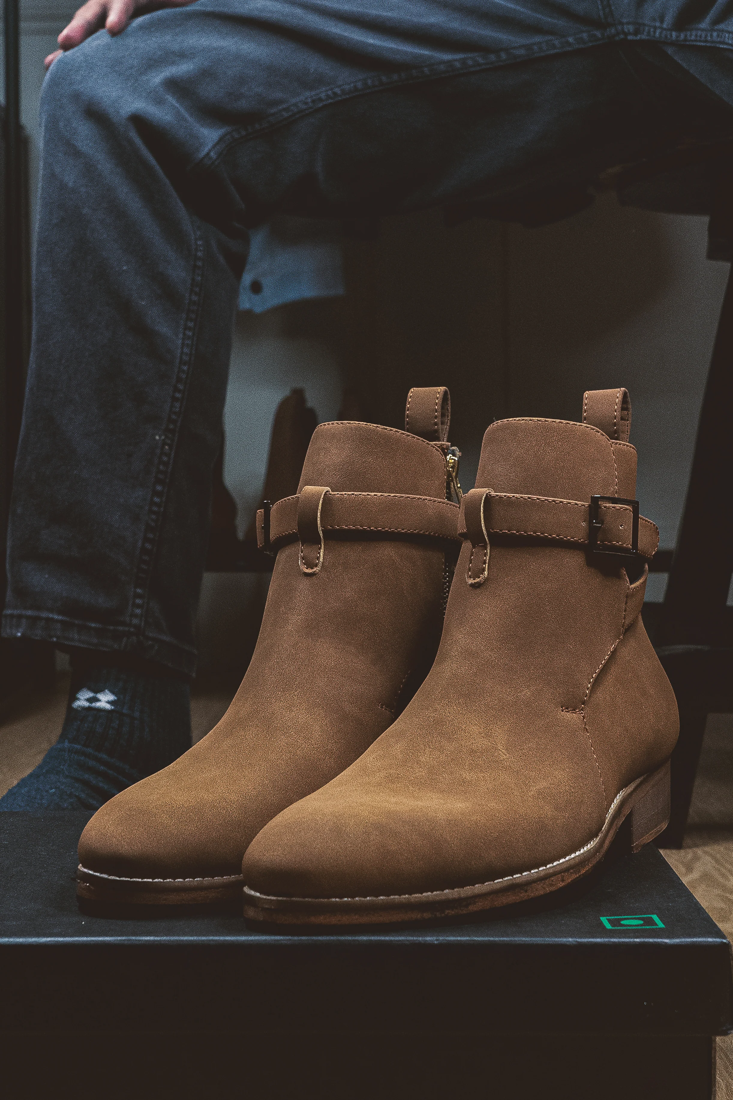 Sovereign Camel Suede Boots - Image 6